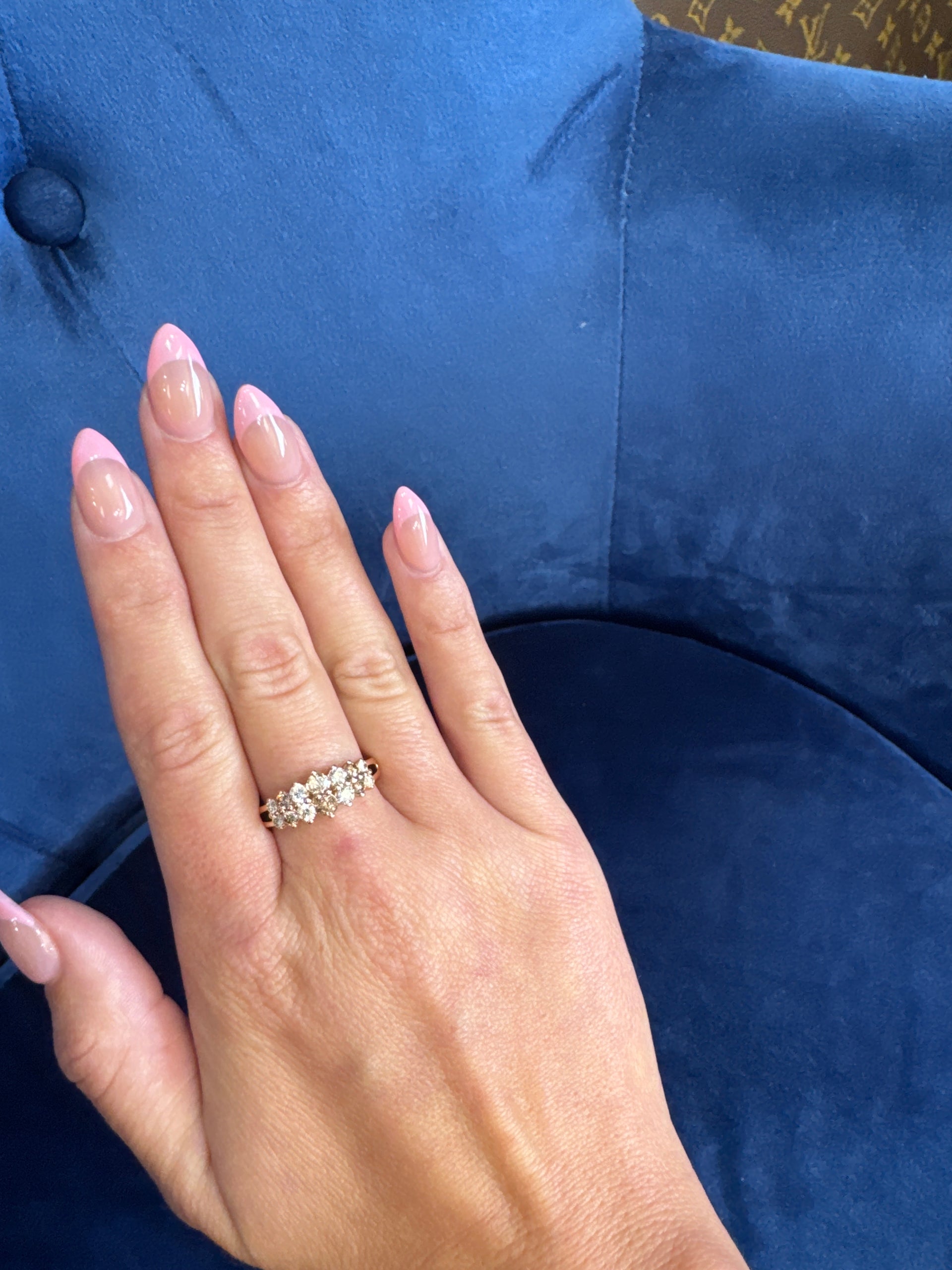 Effy Whiskey & White Diamond Fashion Ring in 14K Rose Gold