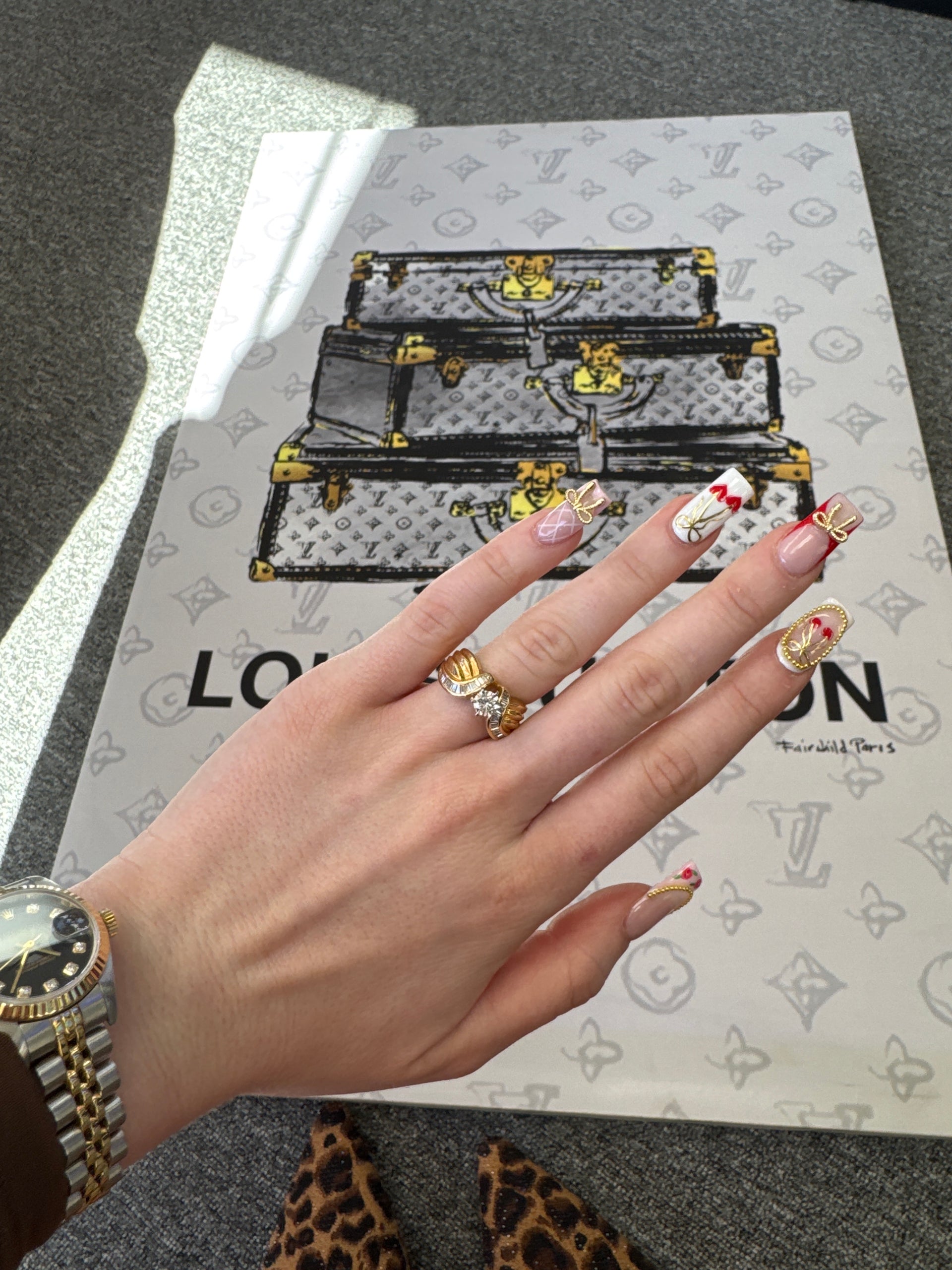 Diamond Estate Ring Set in 14K Yellow Gold