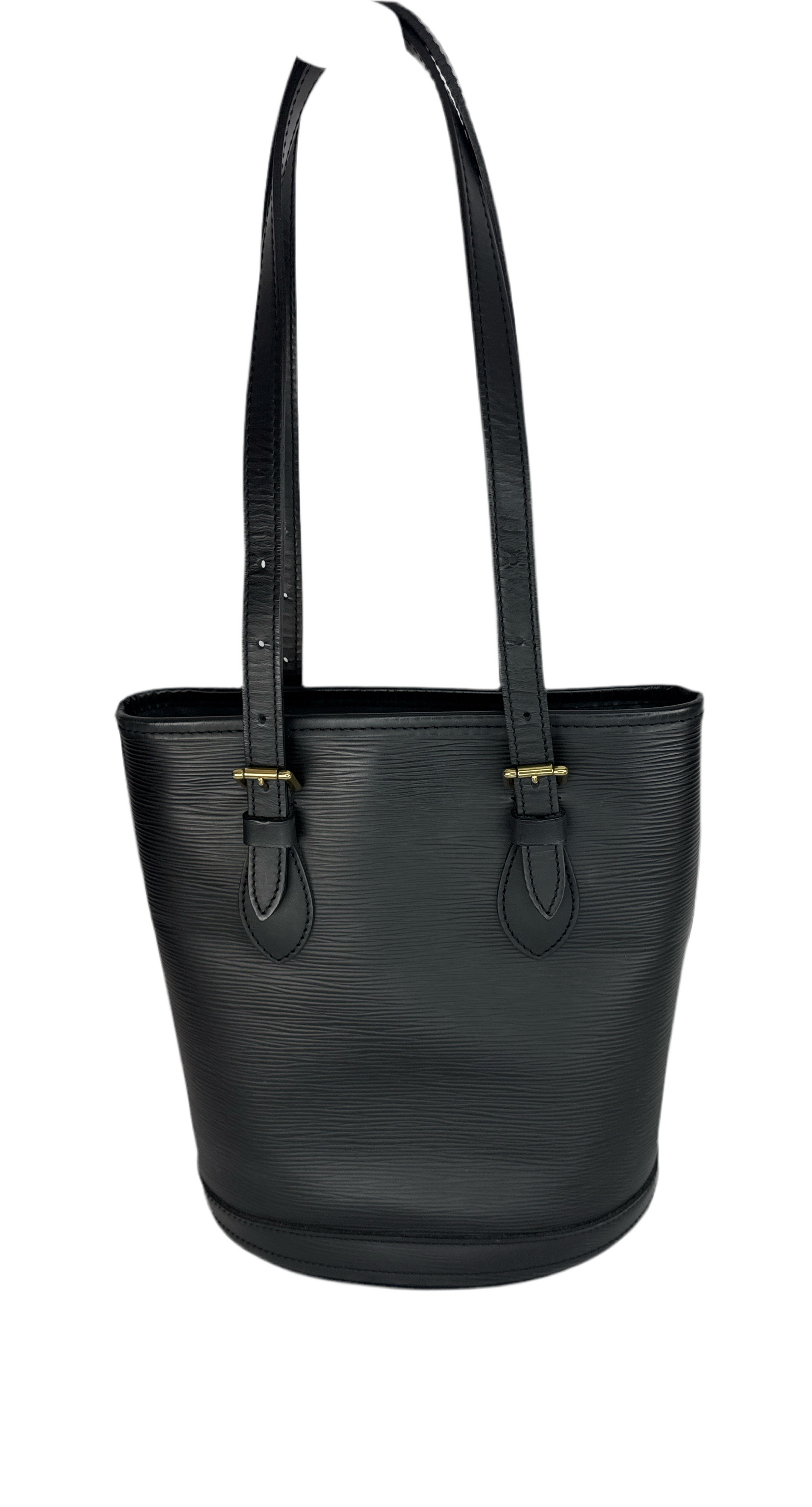 Louis Vuitton Black Epi Leather Bucket Bag