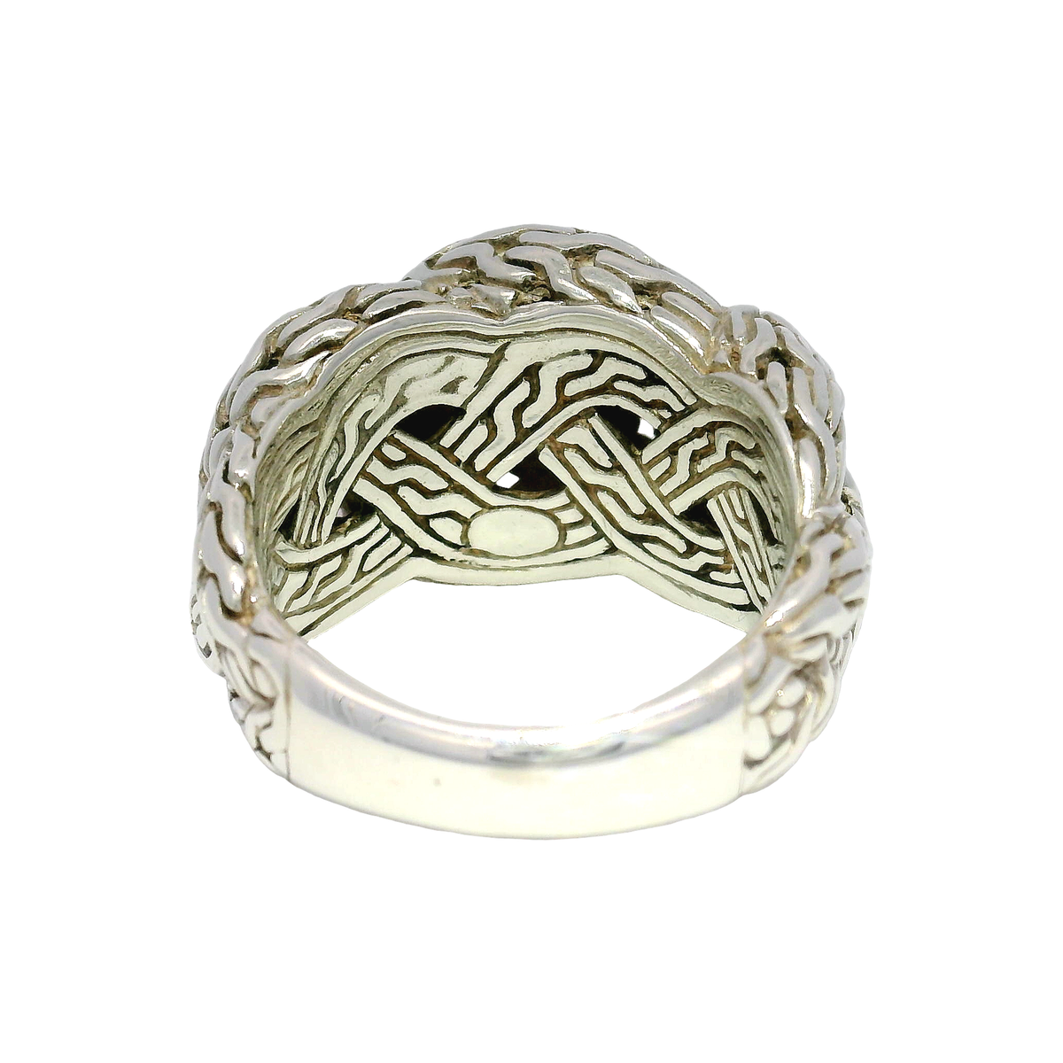 John Hardy Dome Twist Style Ring in Sterling Silver Sz 7.5