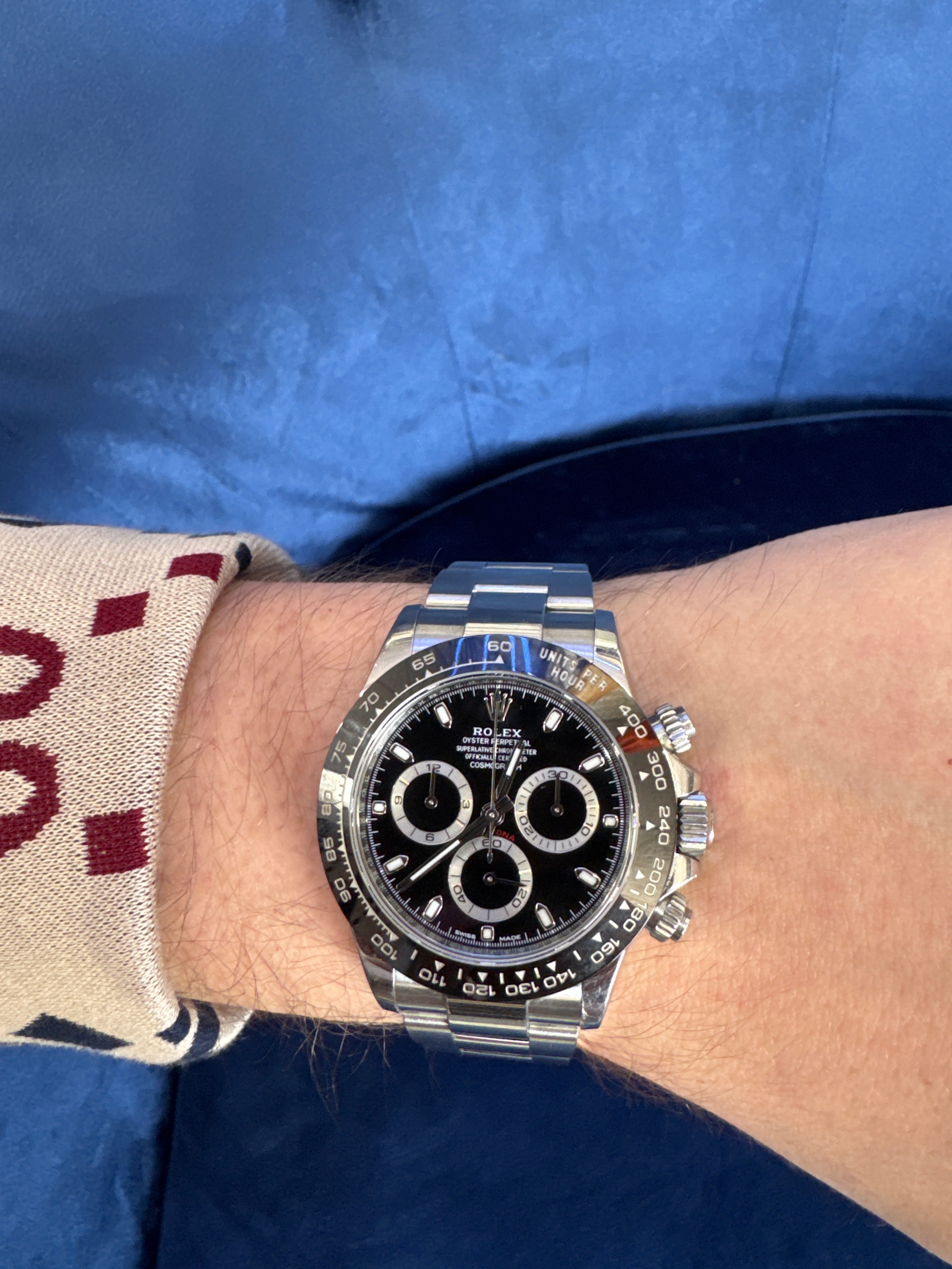 40mm Rolex Cosmograph Daytona Black Dial (2016)