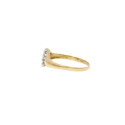 Natural Diamond Ring Set in 10K Yellow Gold Sz 7