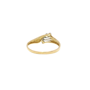 Natural Diamond Ring Set in 10K Yellow Gold Sz 7