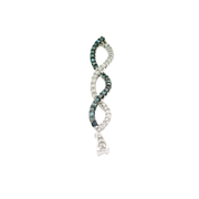 Diamond Pendant in 10K White Gold