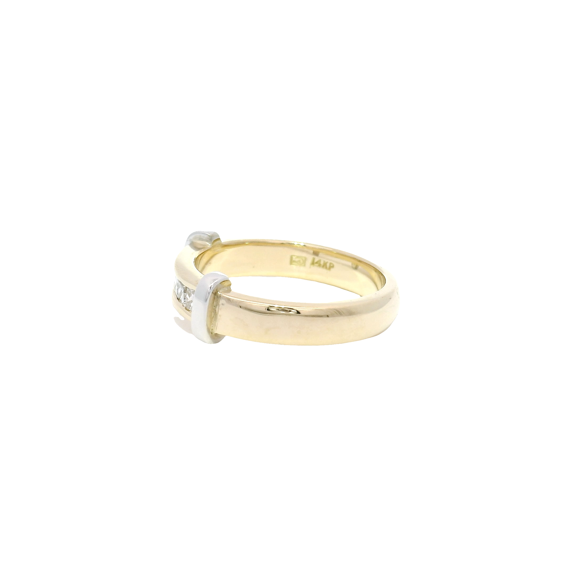 Natural Diamond Fashion Band in 14K Yellow Gold
