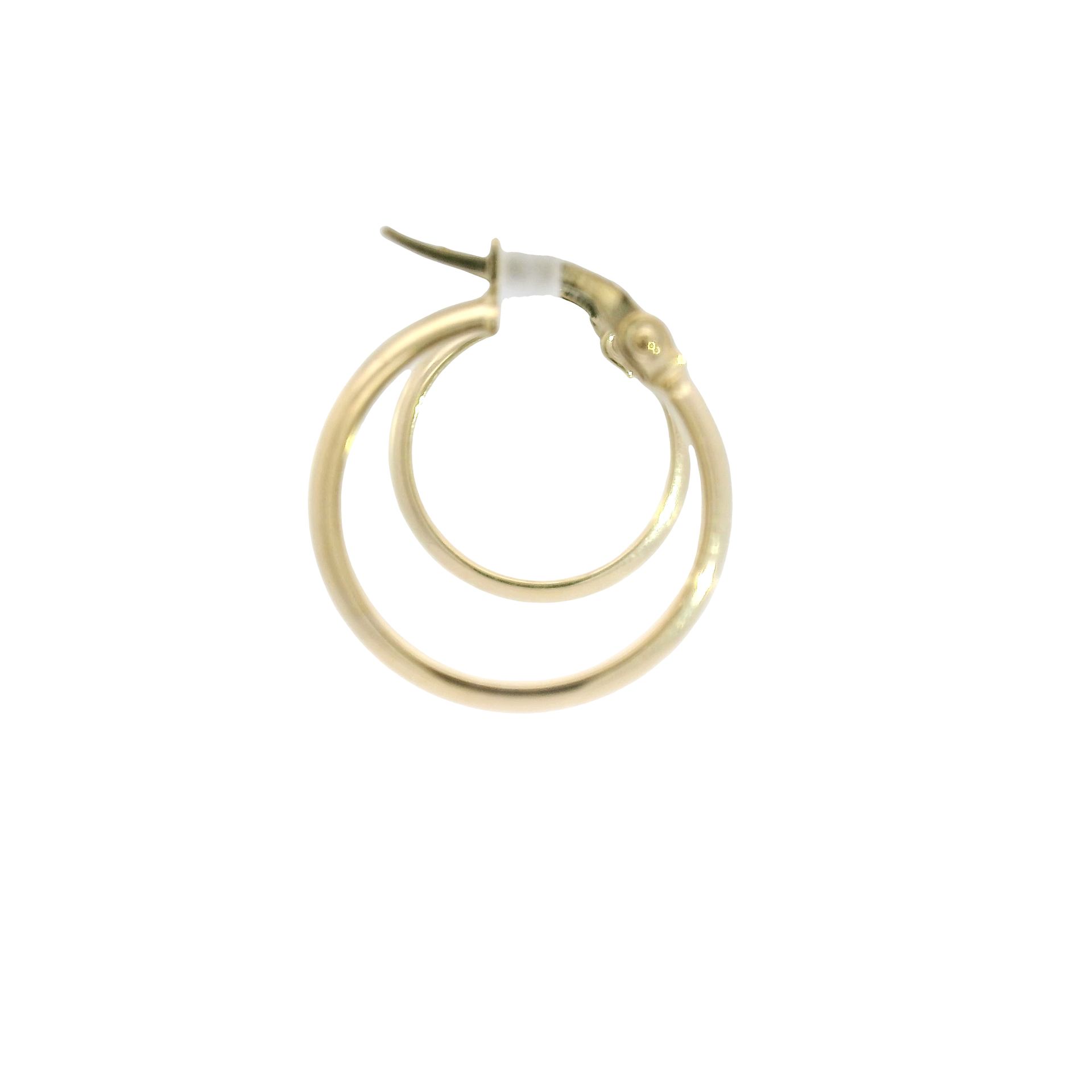 Classic 14k Yellow Gold High-Polish Hoop Earrings