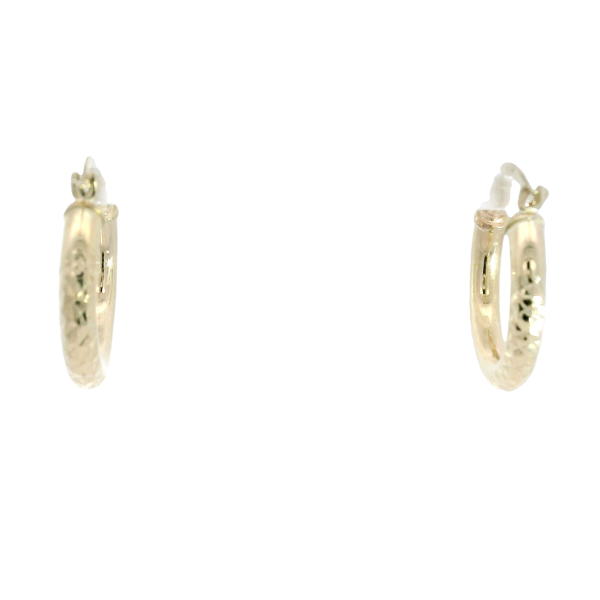 14K Yellow Gold Hoop Earrings