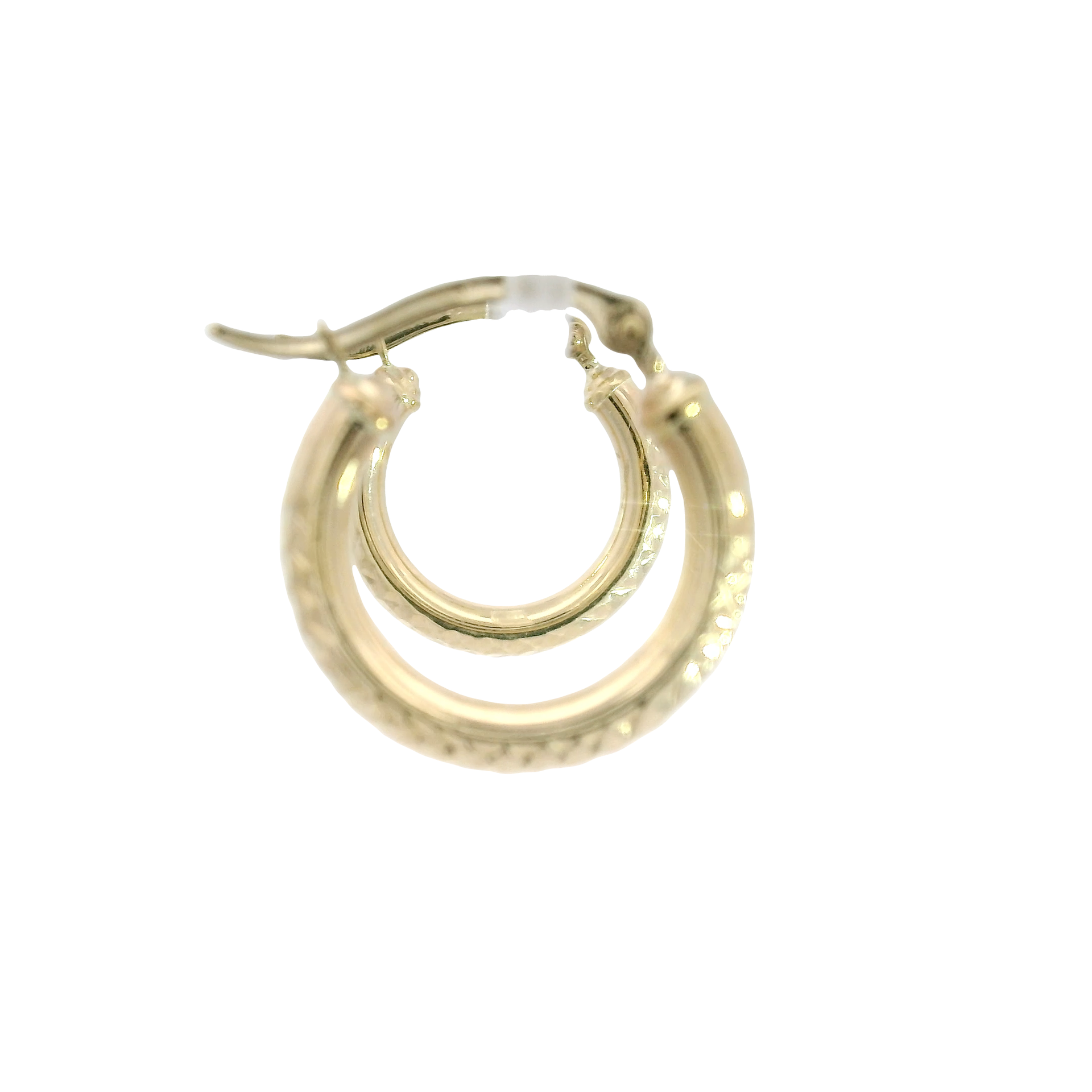14K Yellow Gold Hoop Earrings
