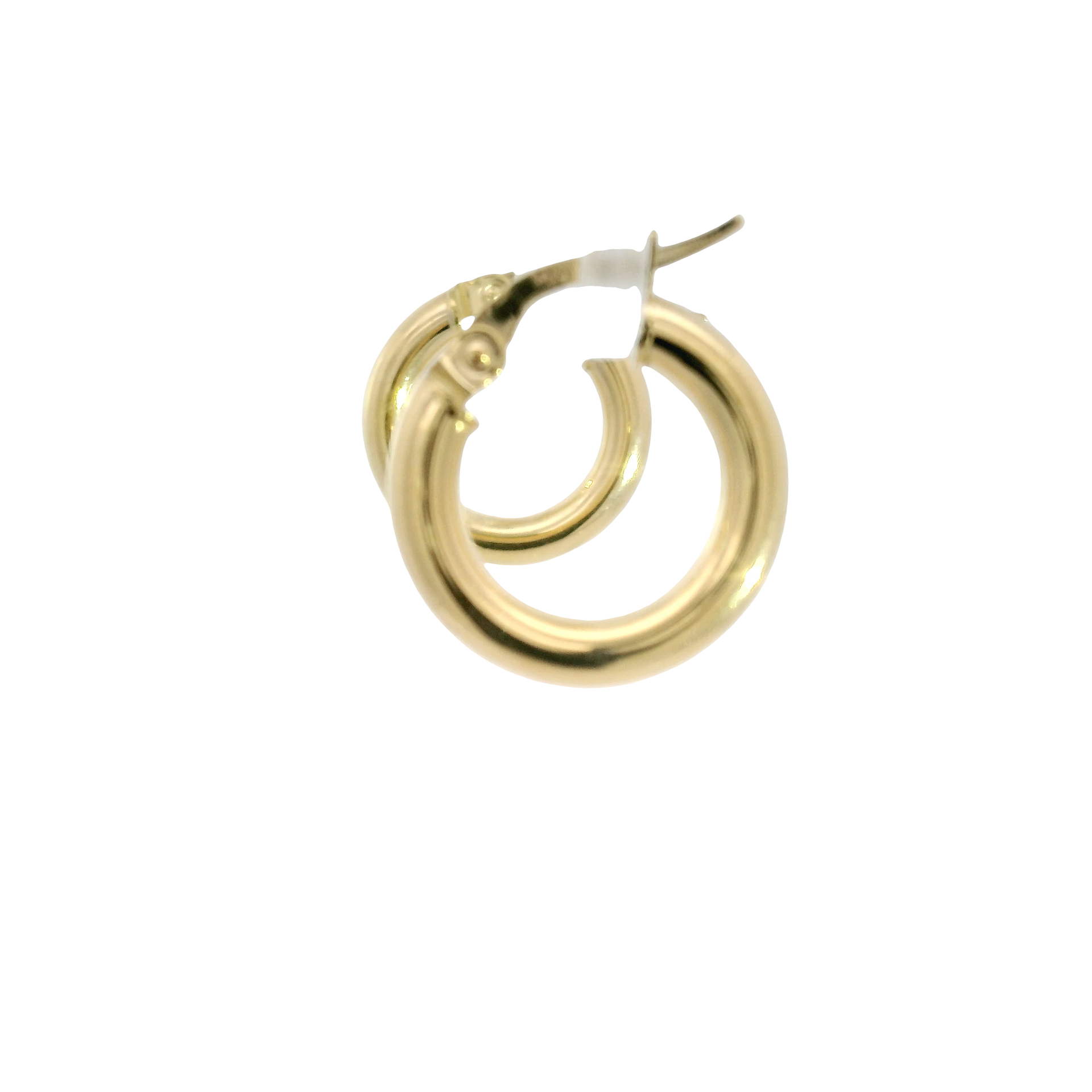 14K Yellow Gold Hoop Earrings