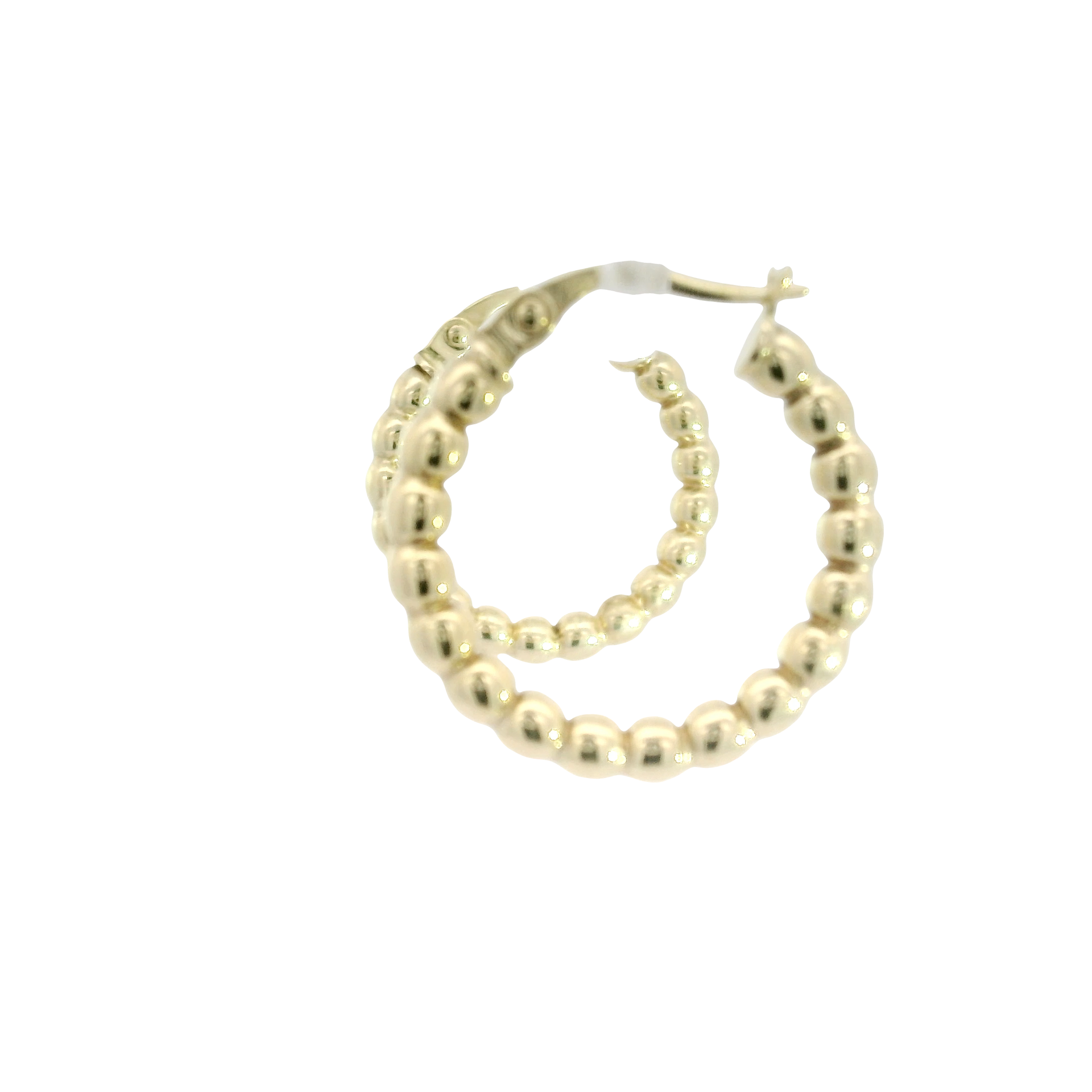 14K Yellow Gold Hoop Earrings