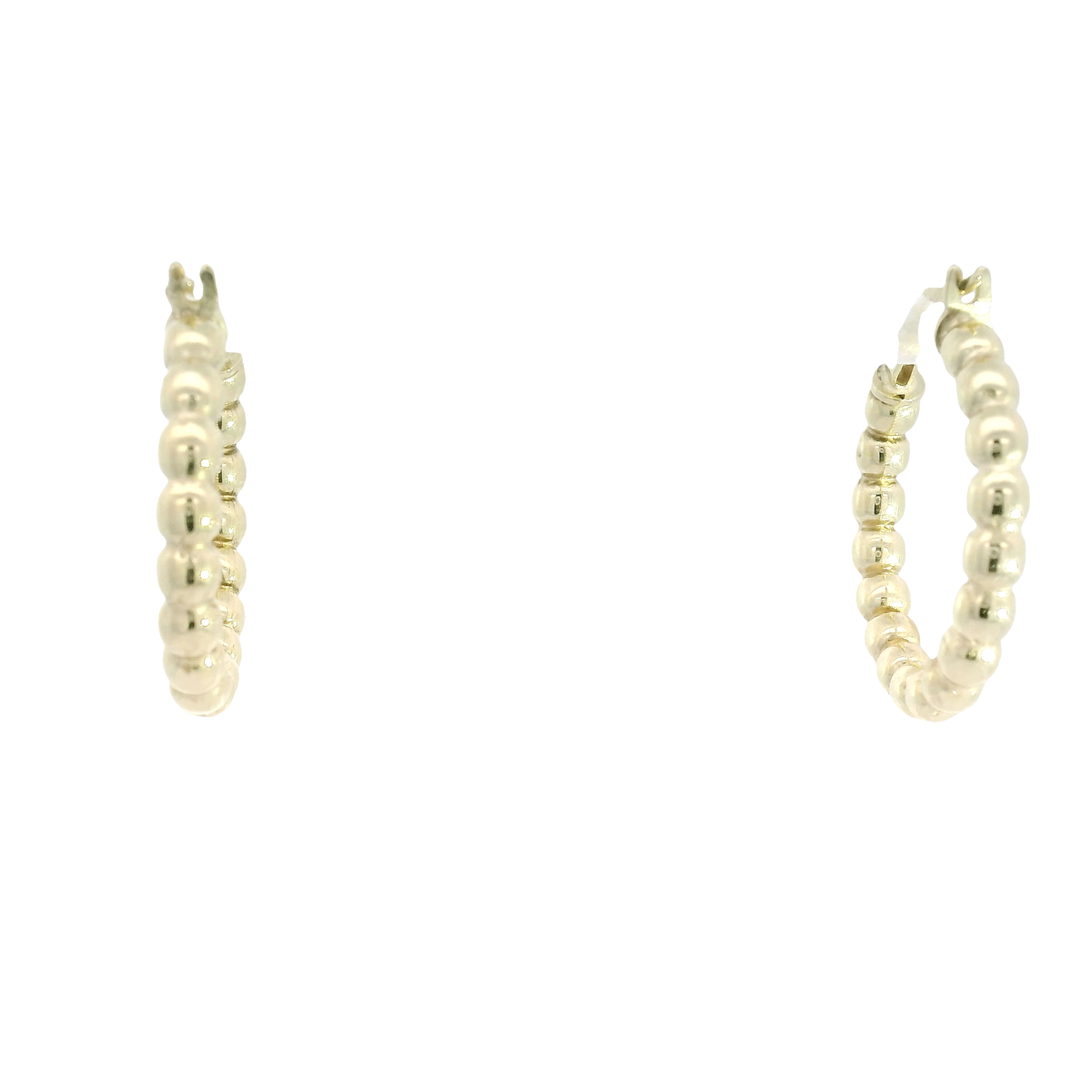 14K Yellow Gold Hoop Earrings