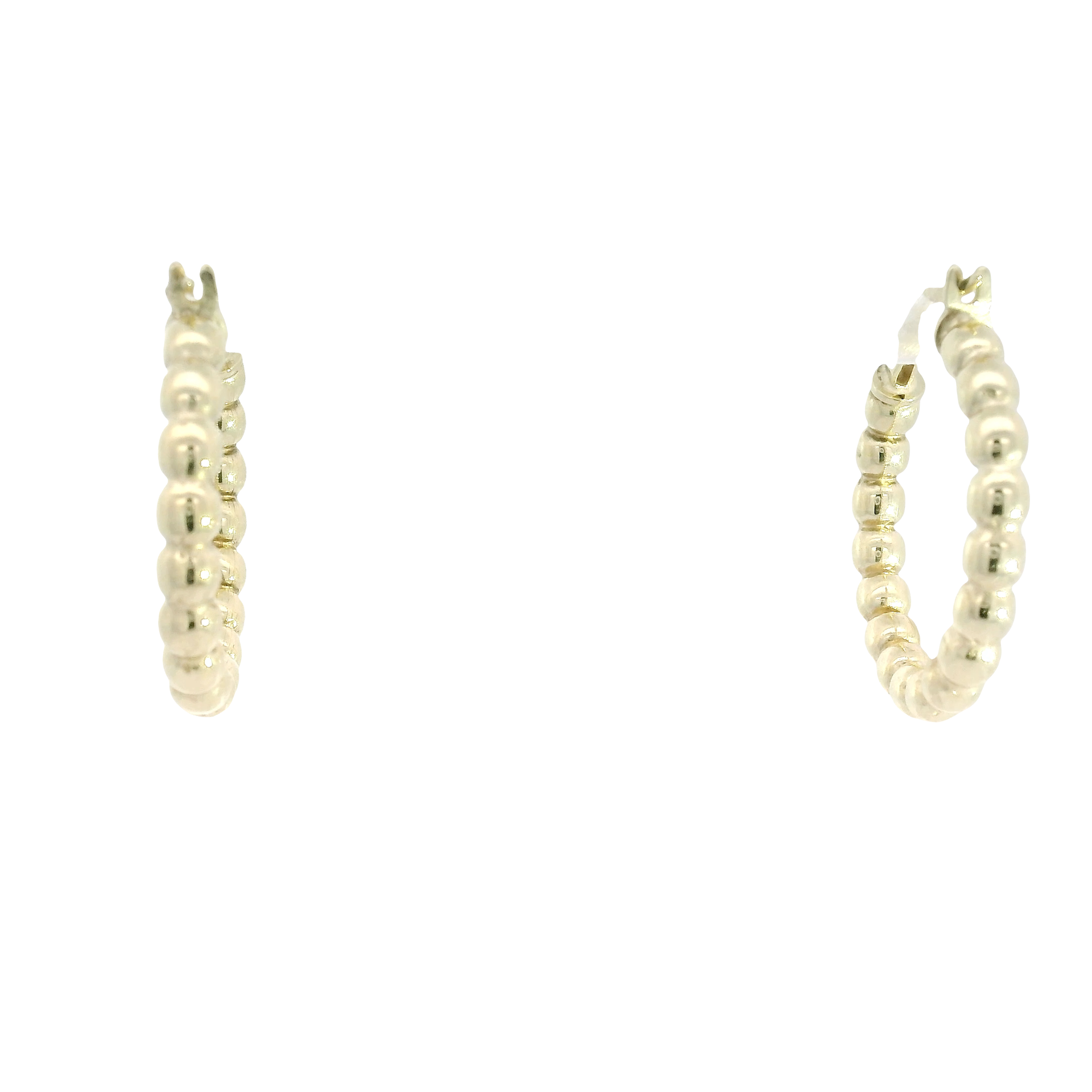 14K Yellow Gold Hoop Earrings