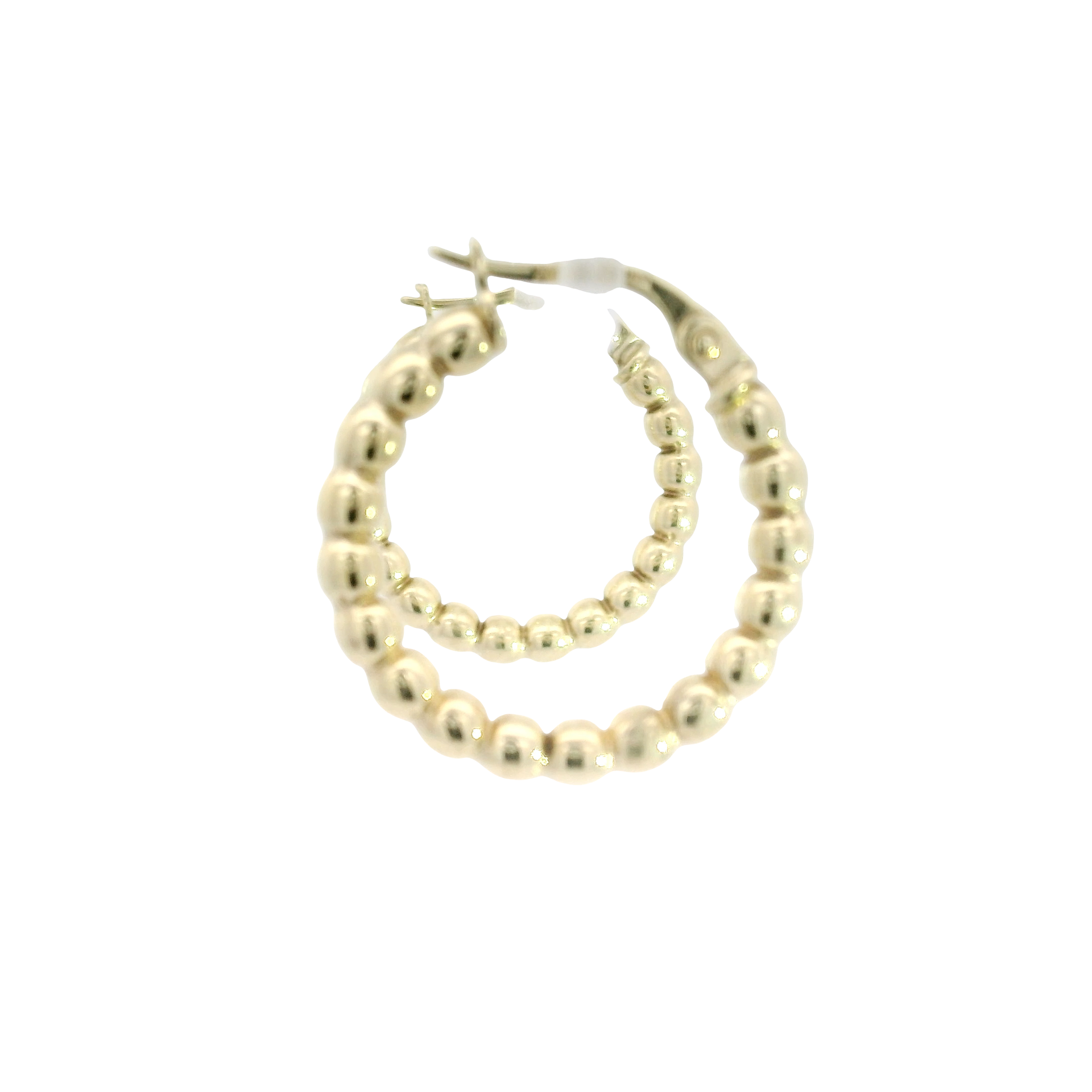 14K Yellow Gold Hoop Earrings