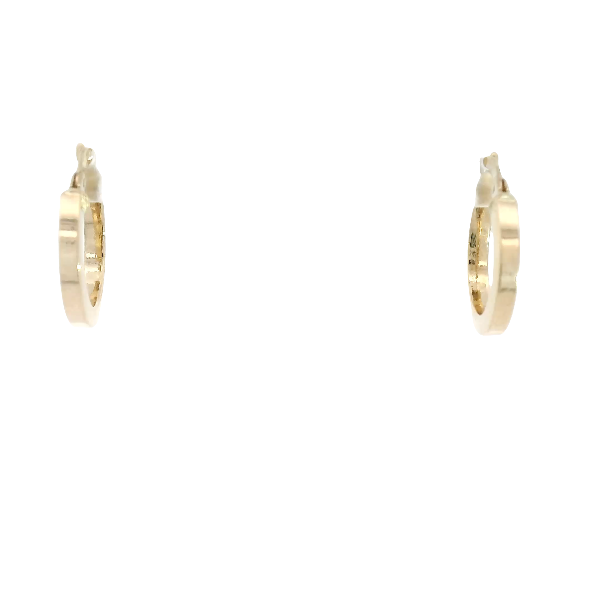 14K Yellow Gold Hoop Earrings