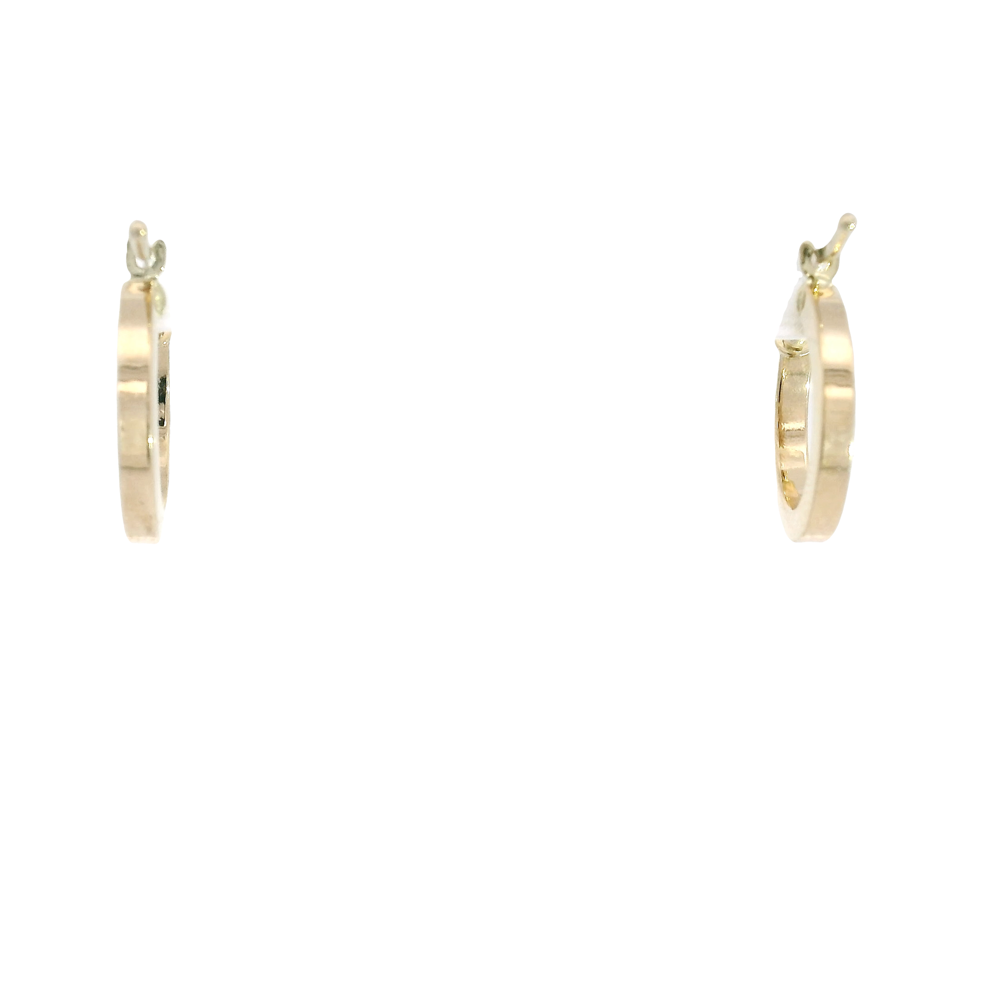14K Yellow Gold Hoop Earrings