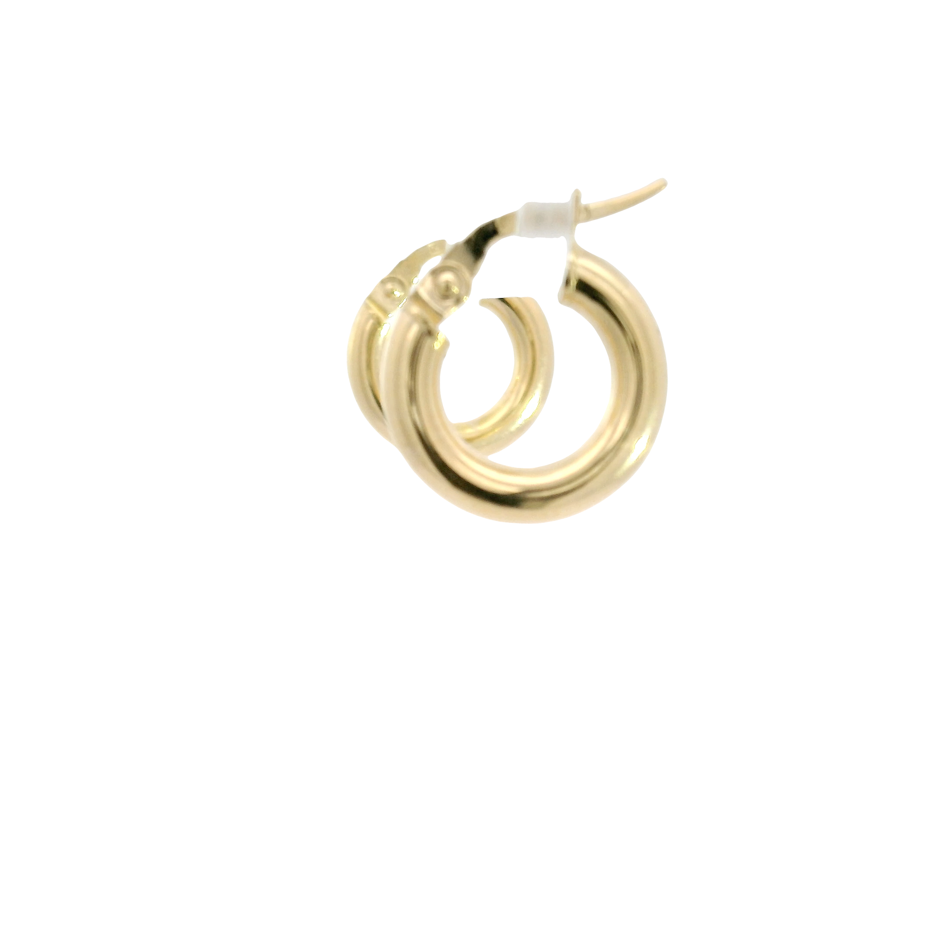 14K Yellow Gold Hoop Earrings