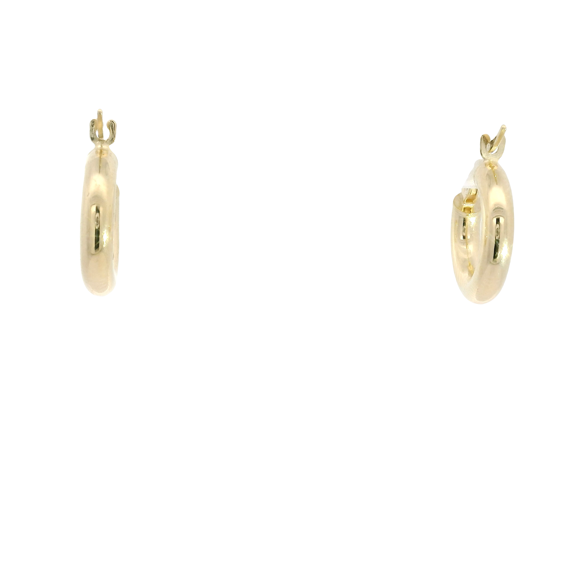 14K Yellow Gold Hoop Earrings