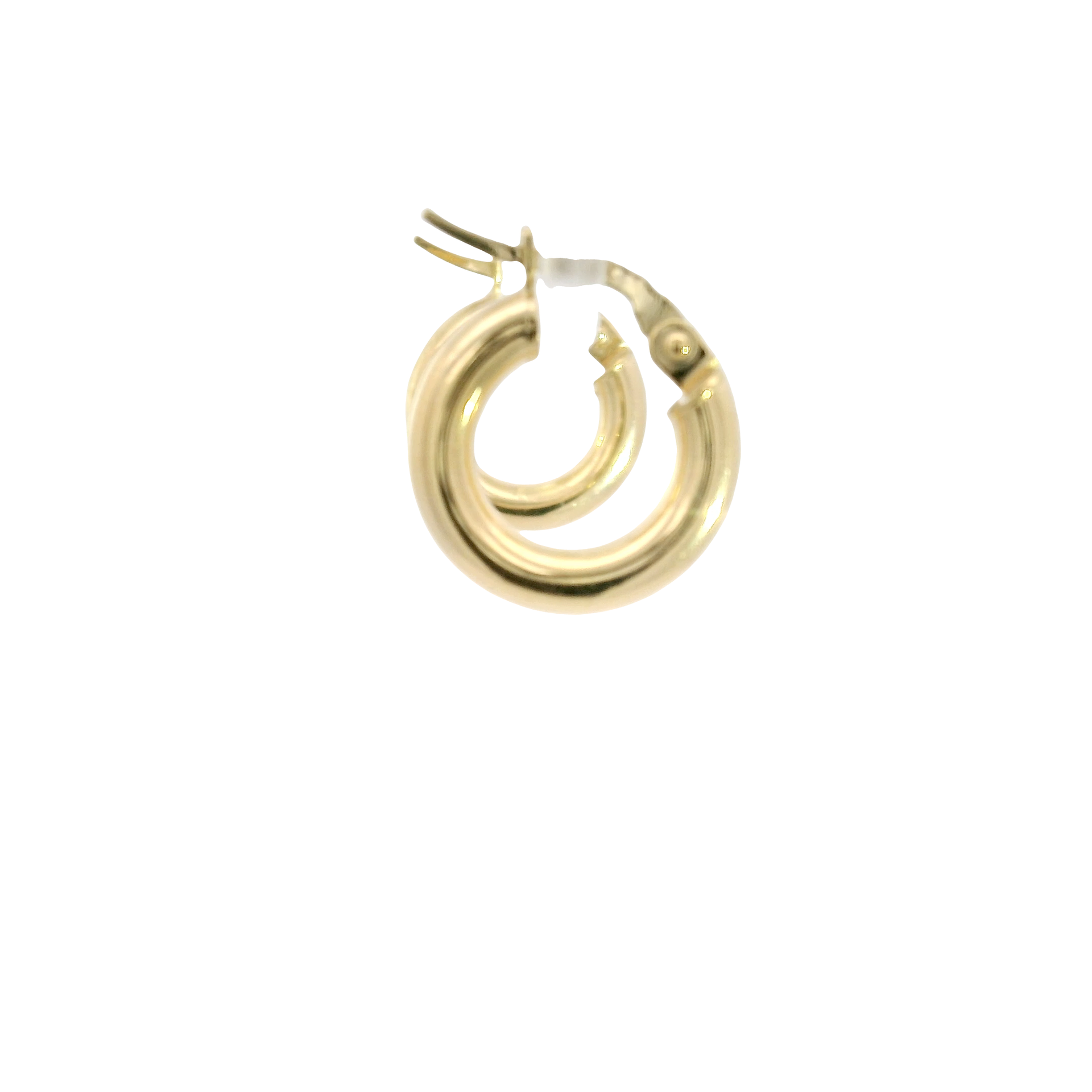 14K Yellow Gold Hoop Earrings