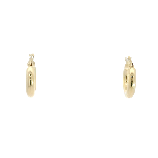 14K Yellow Gold Hoop Earrings