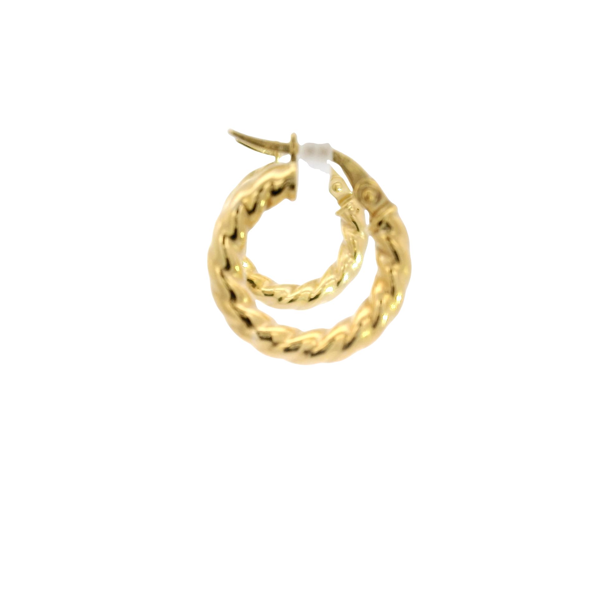 14K Yellow Gold Hoop Earrings