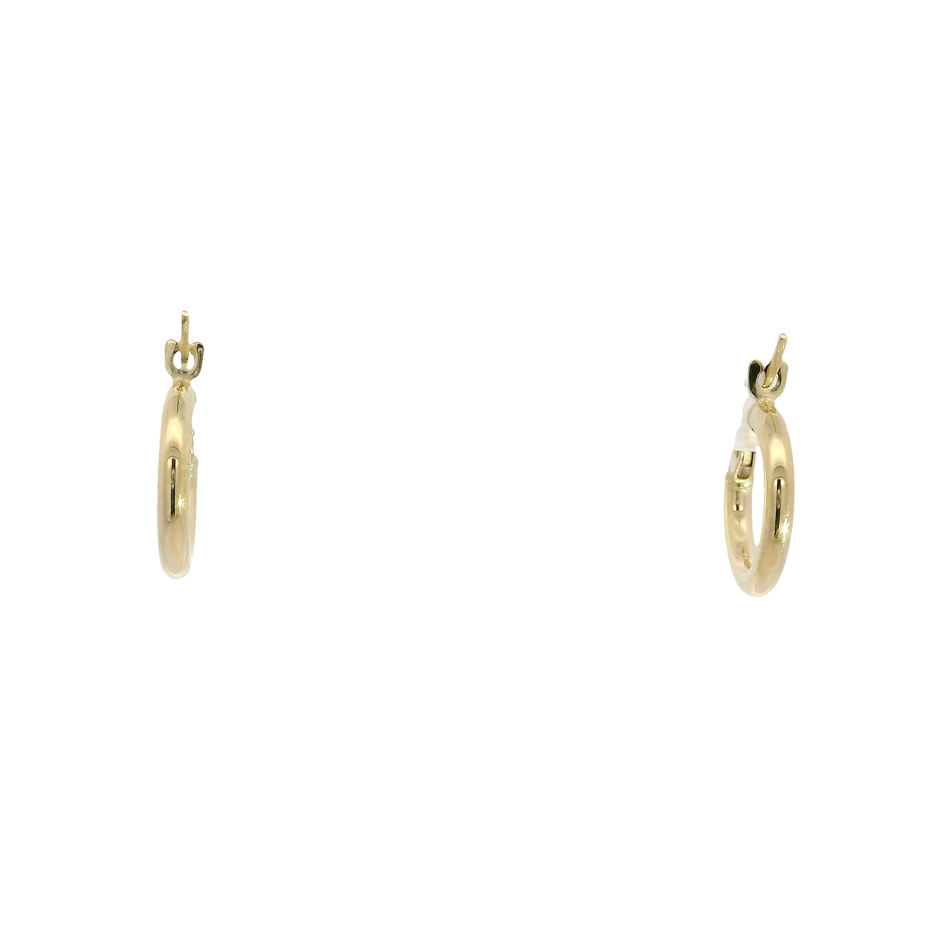 14K Yellow Gold Hoop Earrings