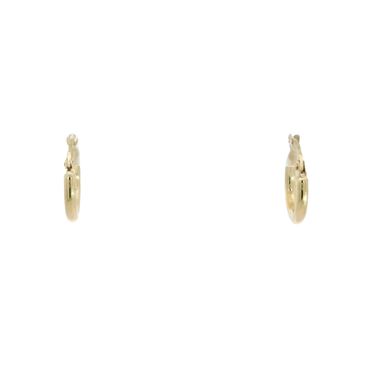 14K Yellow Gold Hoop Earrings