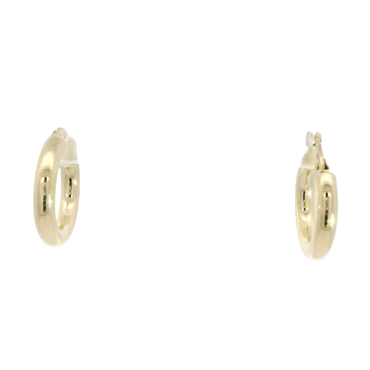 14K Yellow Gold Hoop Earrings