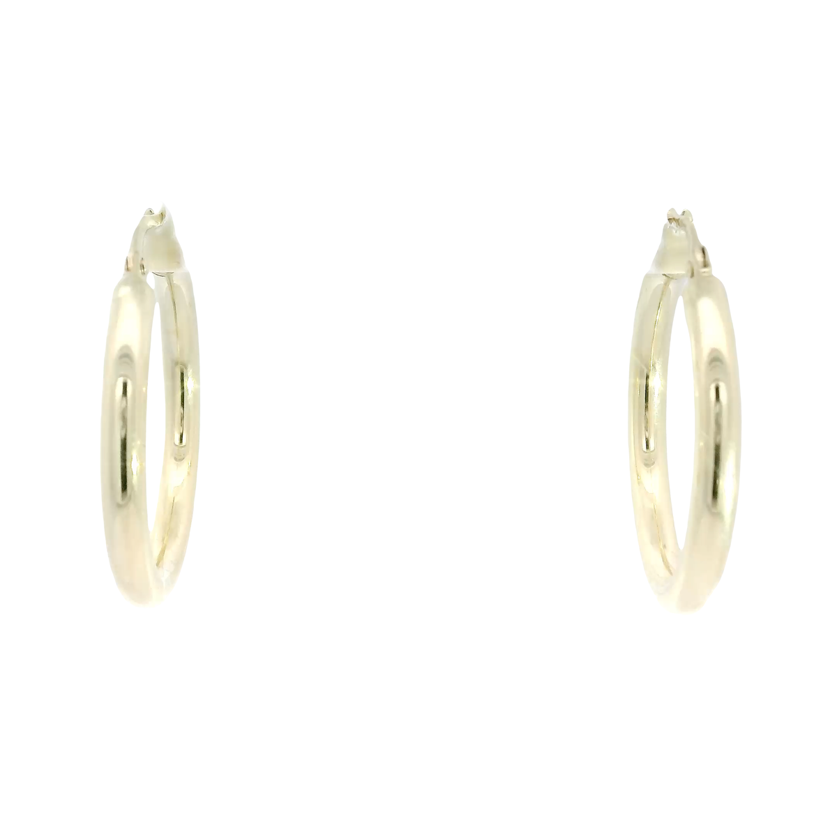 14K Yellow Gold Hoop Earrings