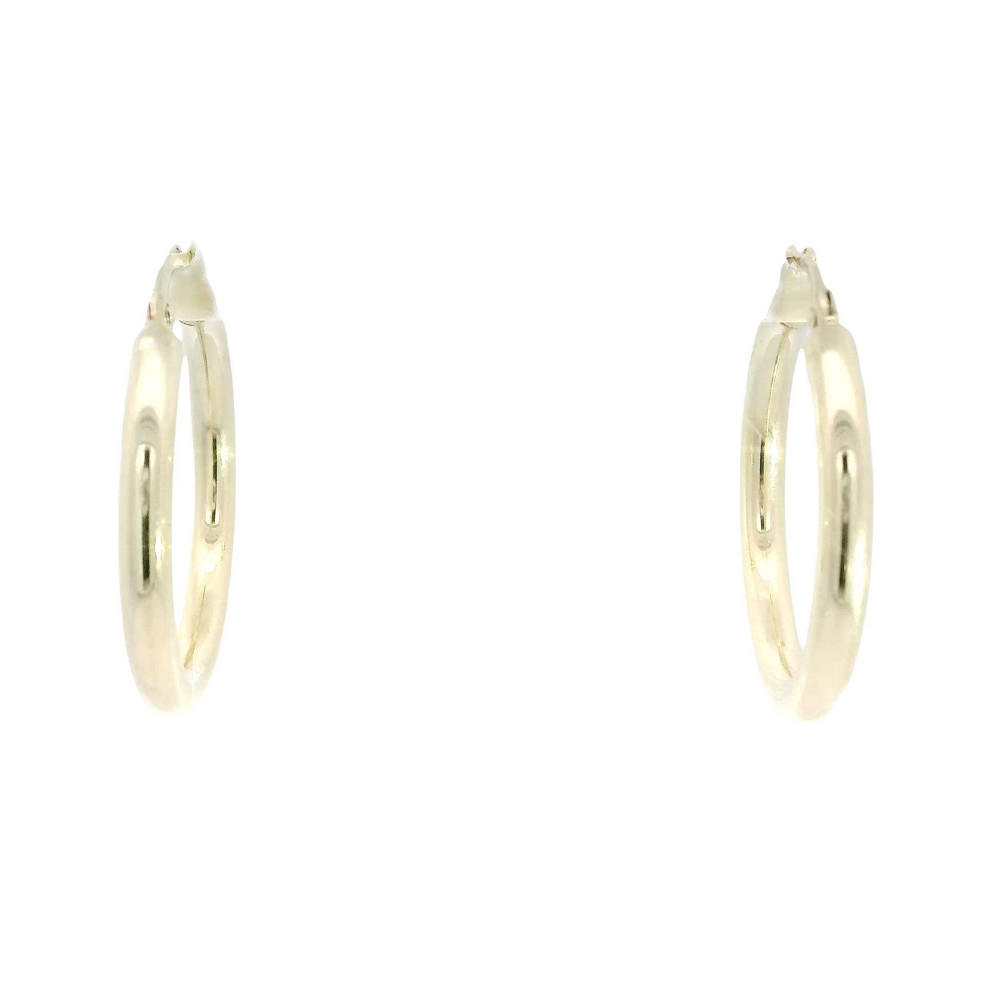 14K Yellow Gold Hoop Earrings