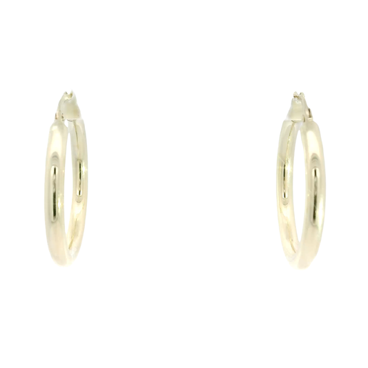 14K Yellow Gold Hoop Earrings