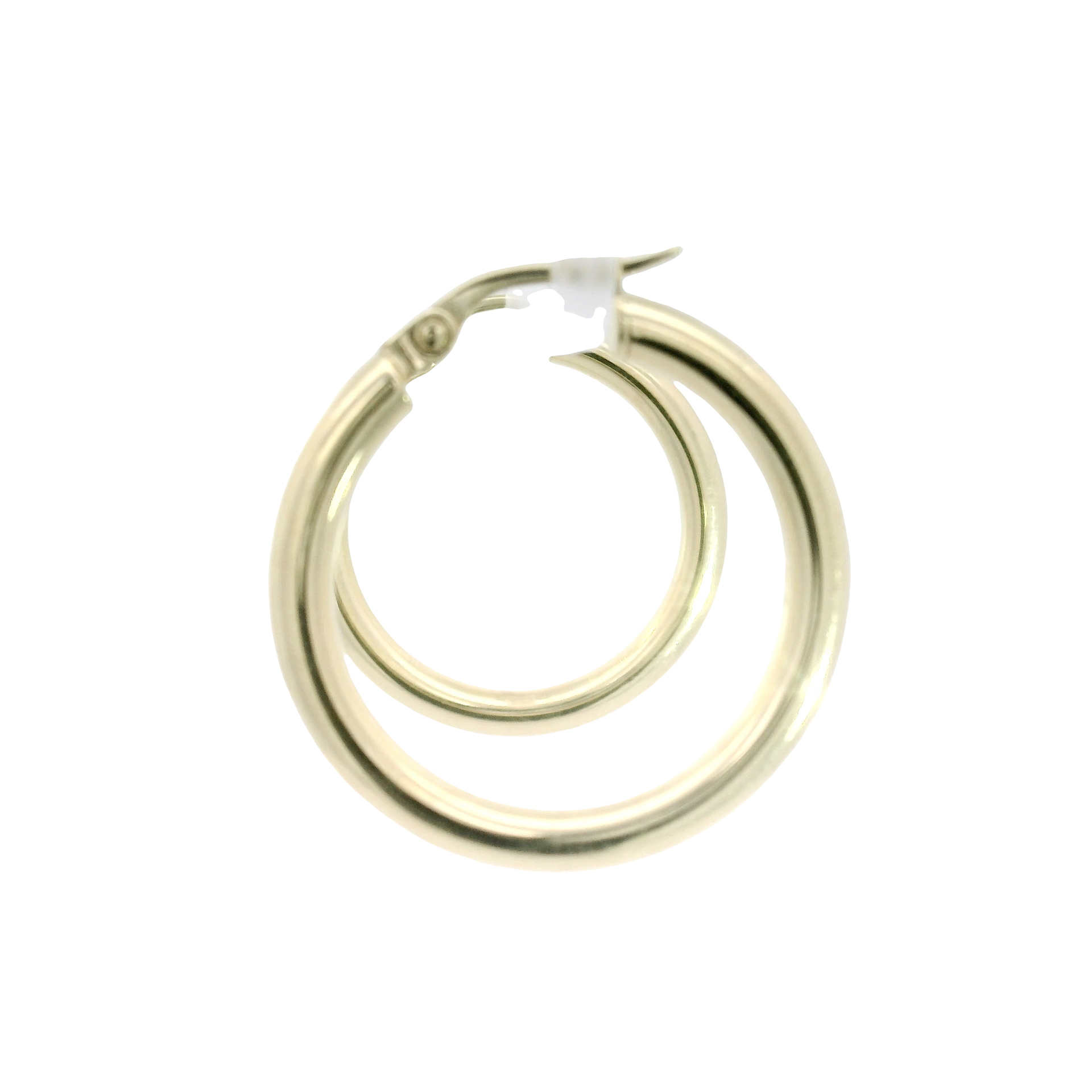 14K Yellow Gold Hoop Earrings