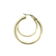 14K Yellow Gold Hoop Earrings