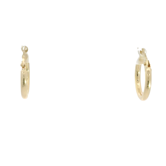 14K Yellow Gold Hoop Earrings