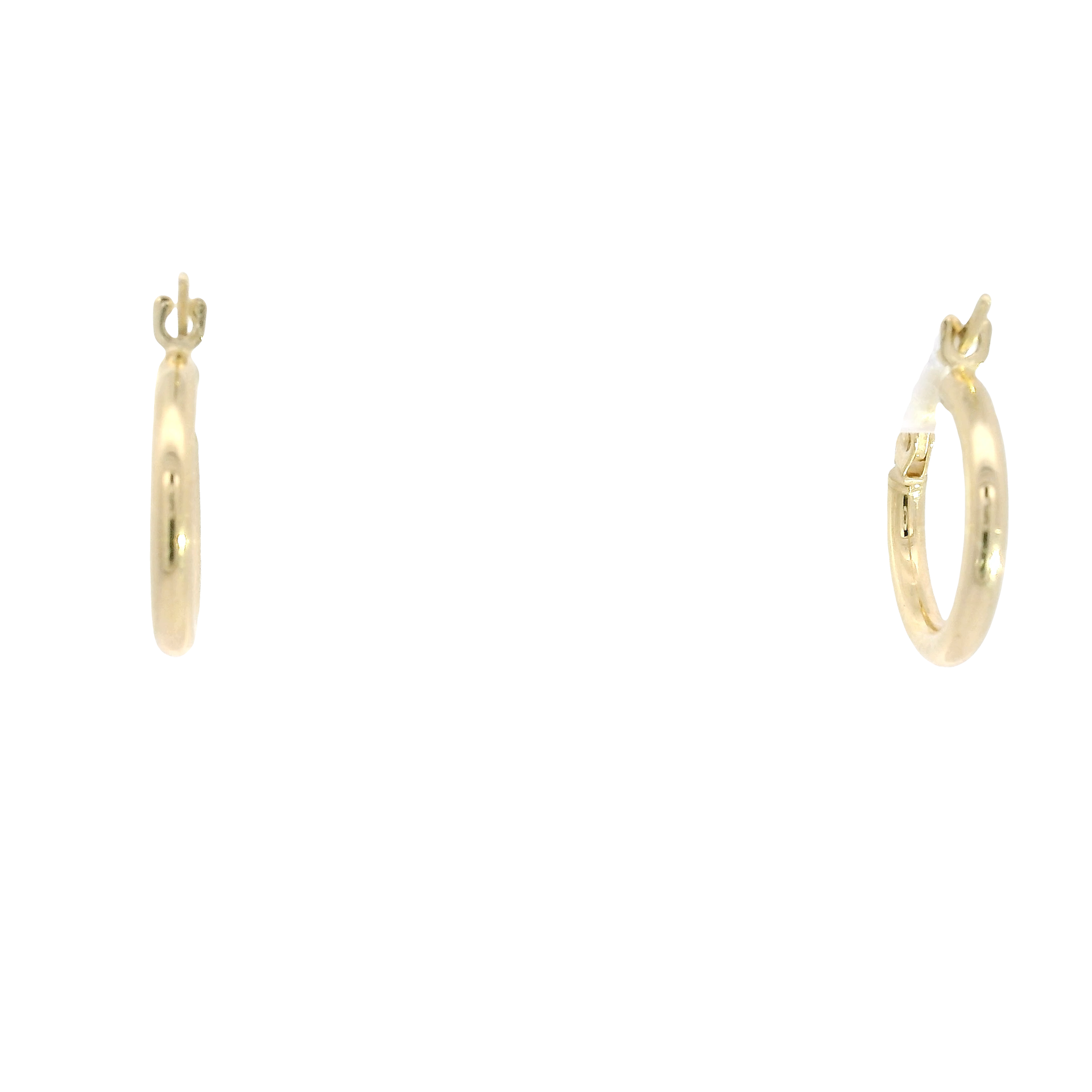 14K Yellow Gold Hoop Earrings
