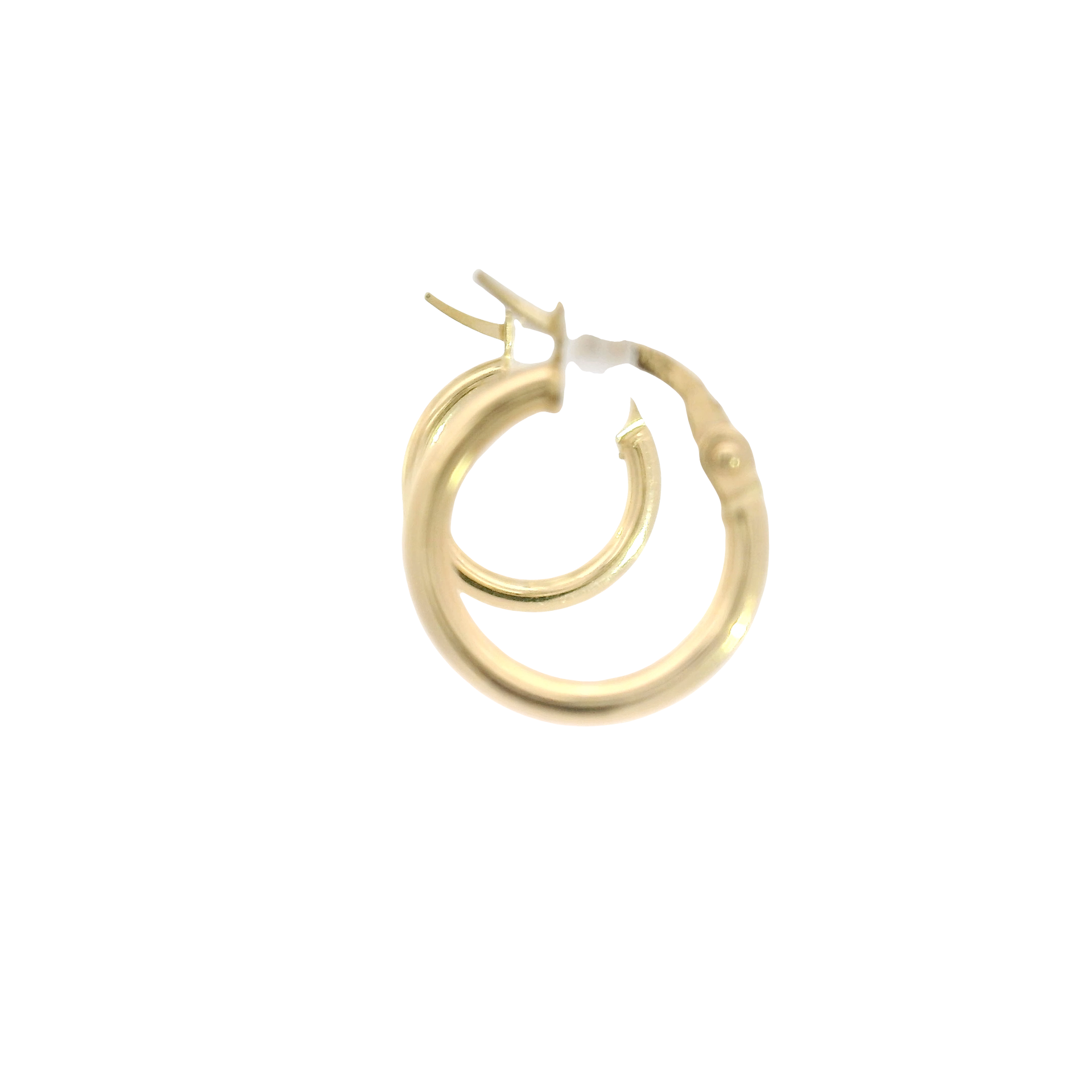14K Yellow Gold Hoop Earrings