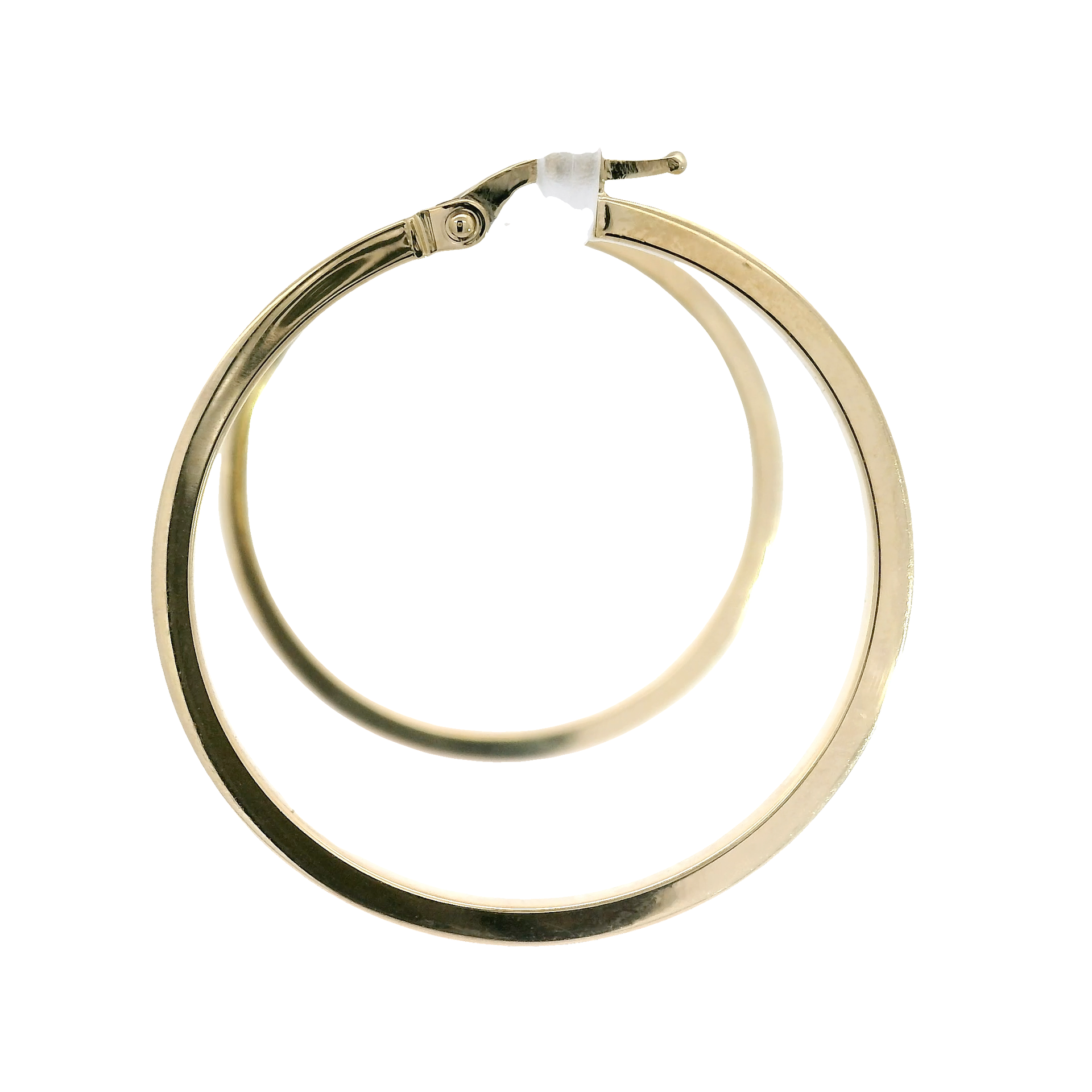 14K Yellow Gold Hoop Earrings