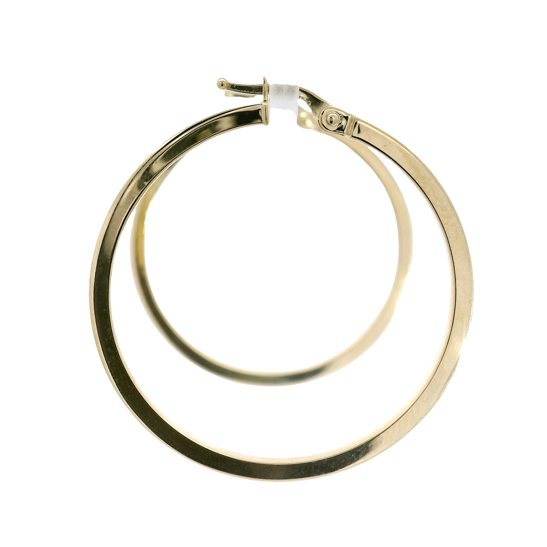 14K Yellow Gold Hoop Earrings