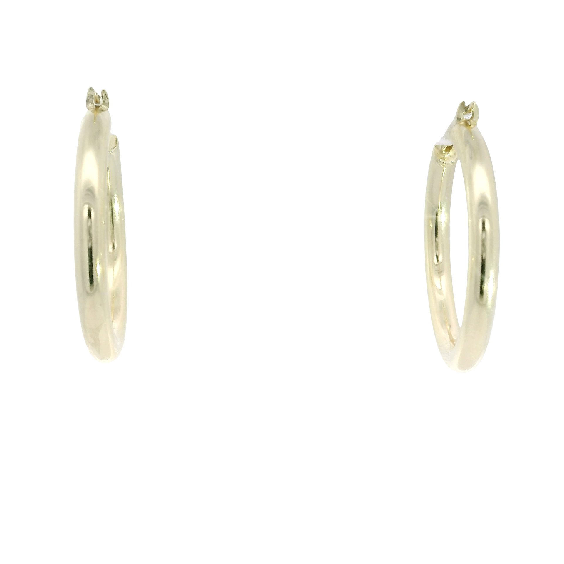 14K Yellow Gold Hoop Earrings