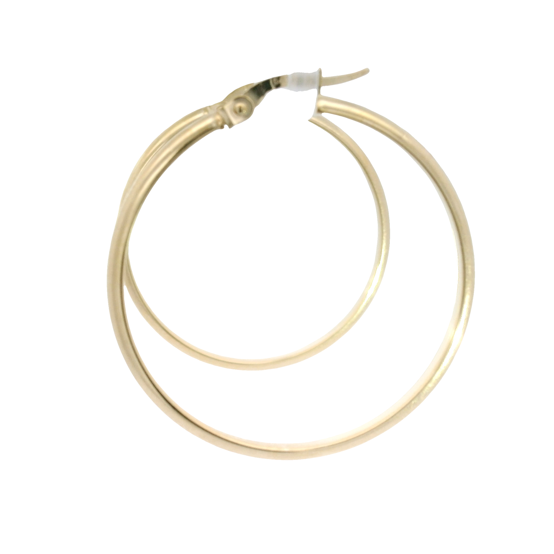 14K Yellow Gold Hoop Earrings