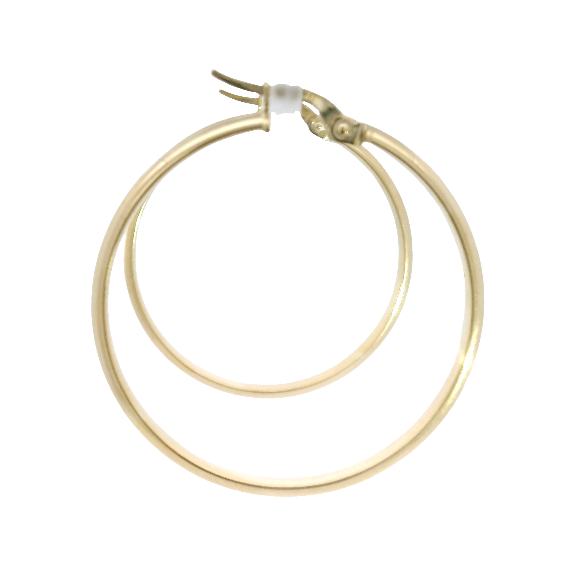 14K Yellow Gold Hoop Earrings