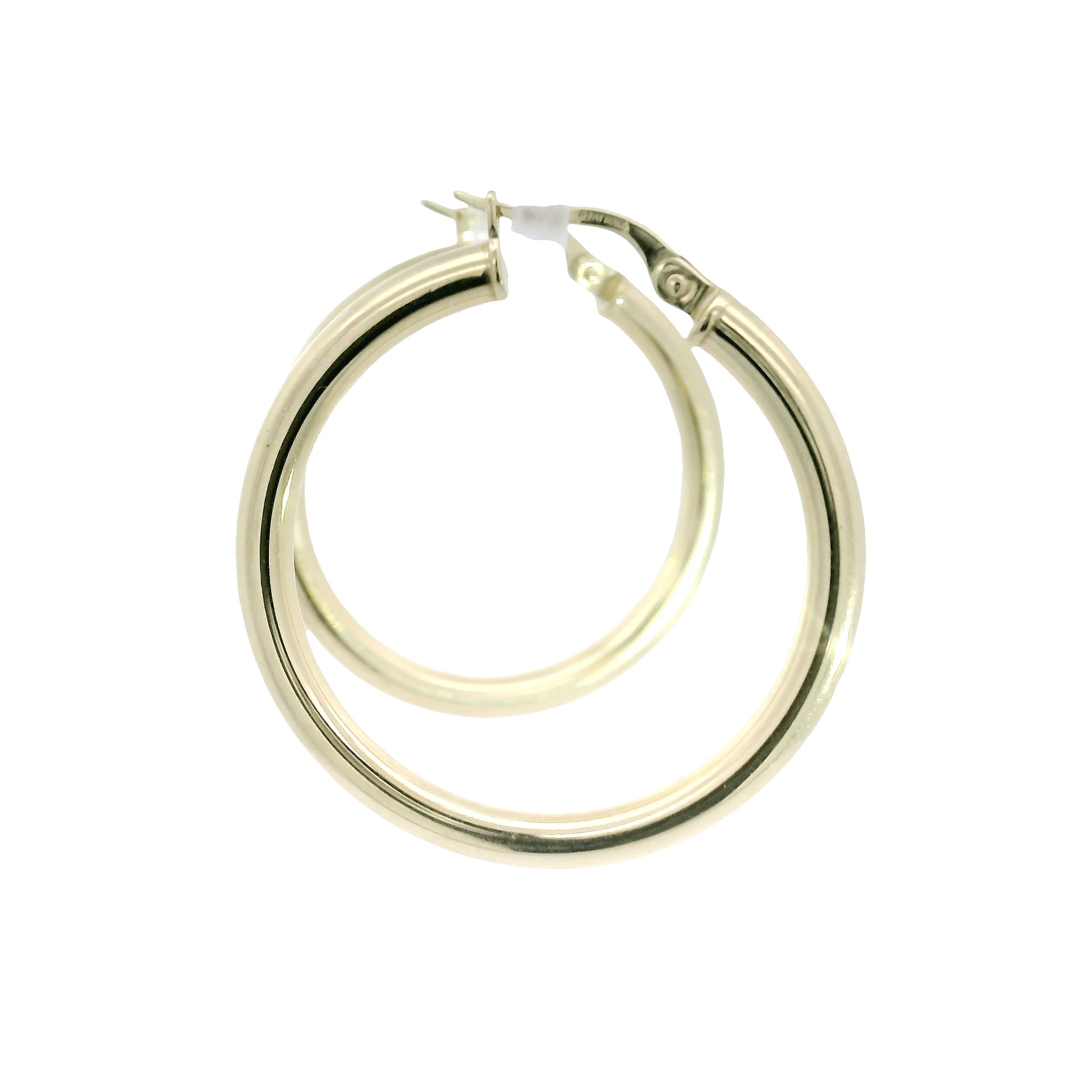 14K Yellow Gold Hoop Earrings