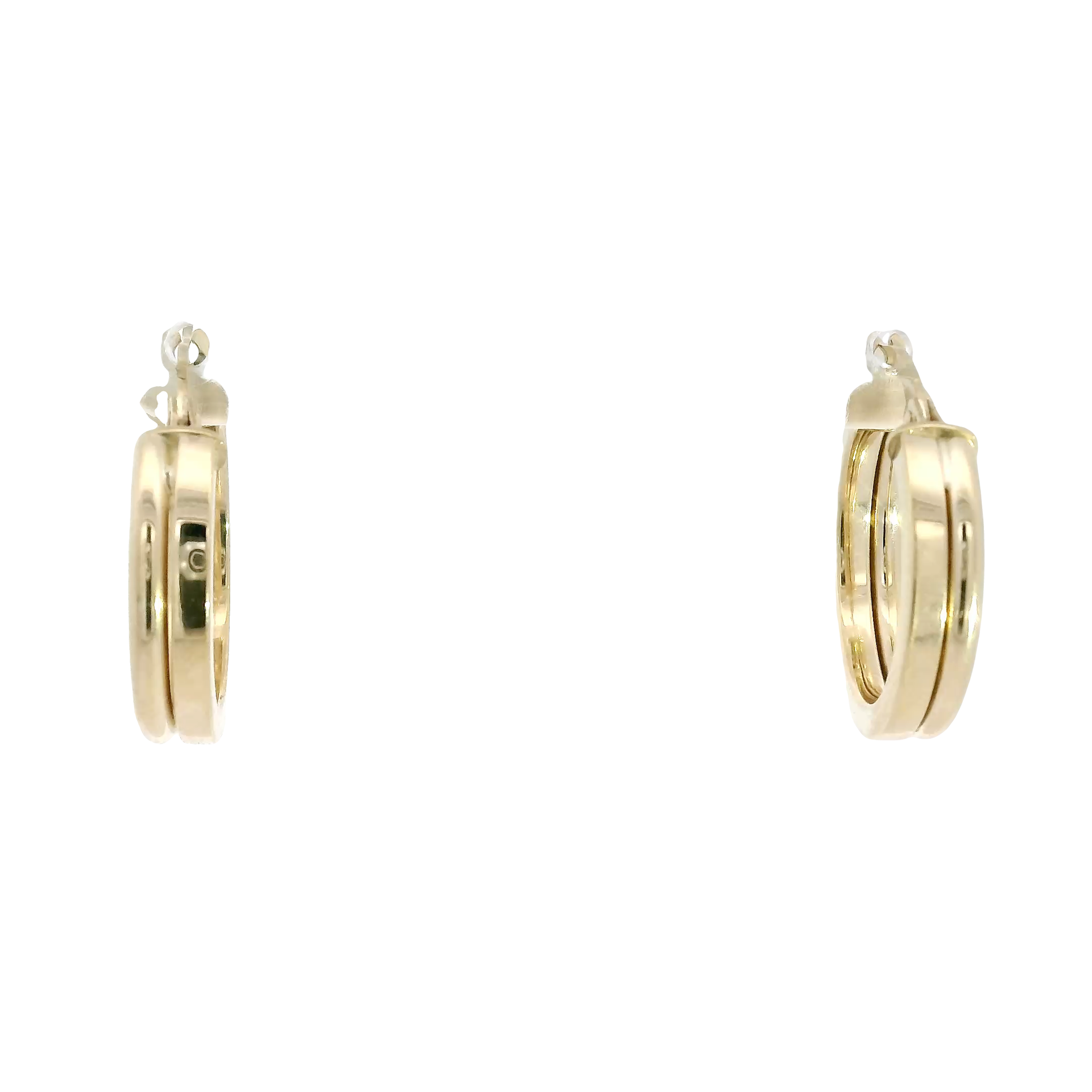 14K Yellow Gold Hoop Earrings