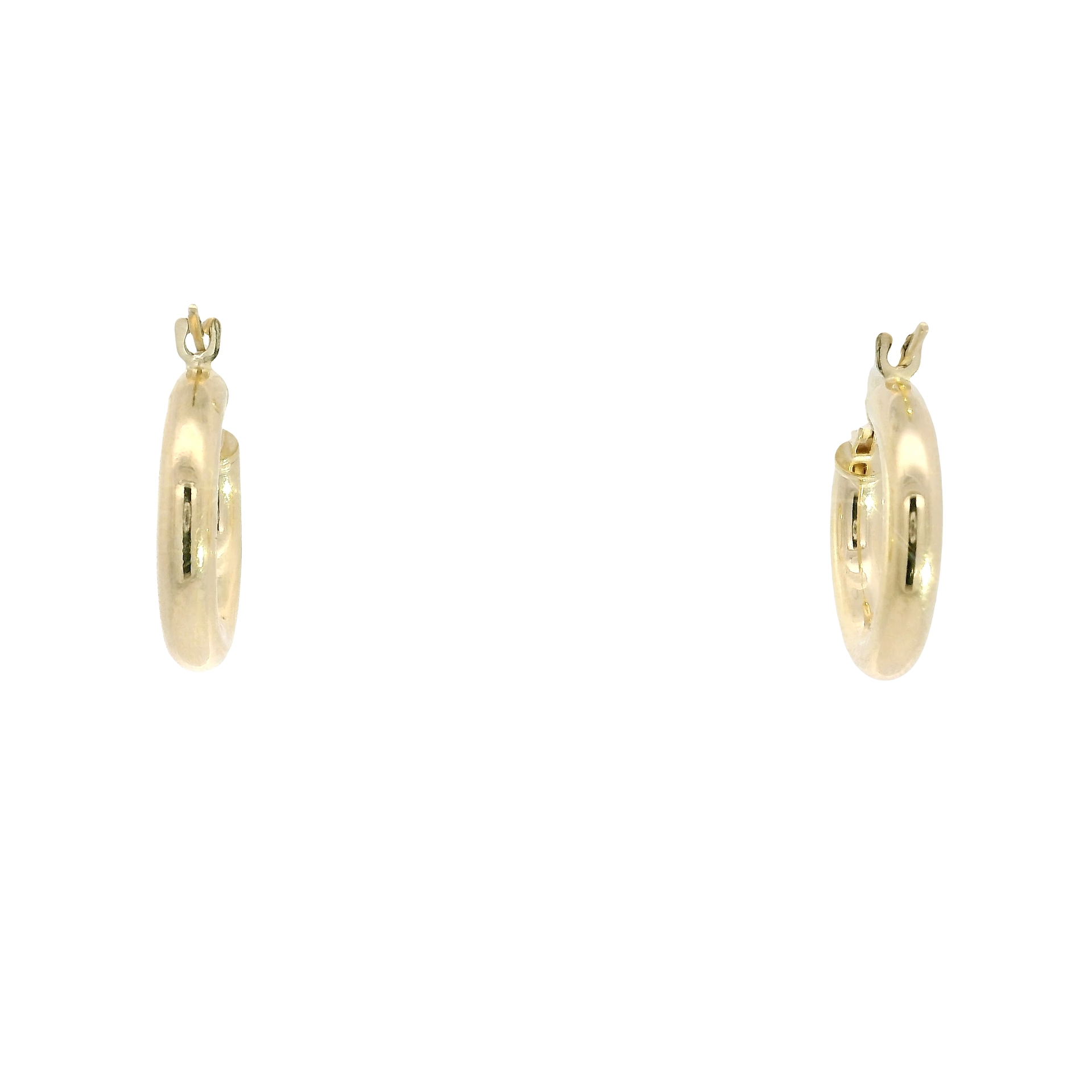 14K Yellow Gold Hoop Earrings