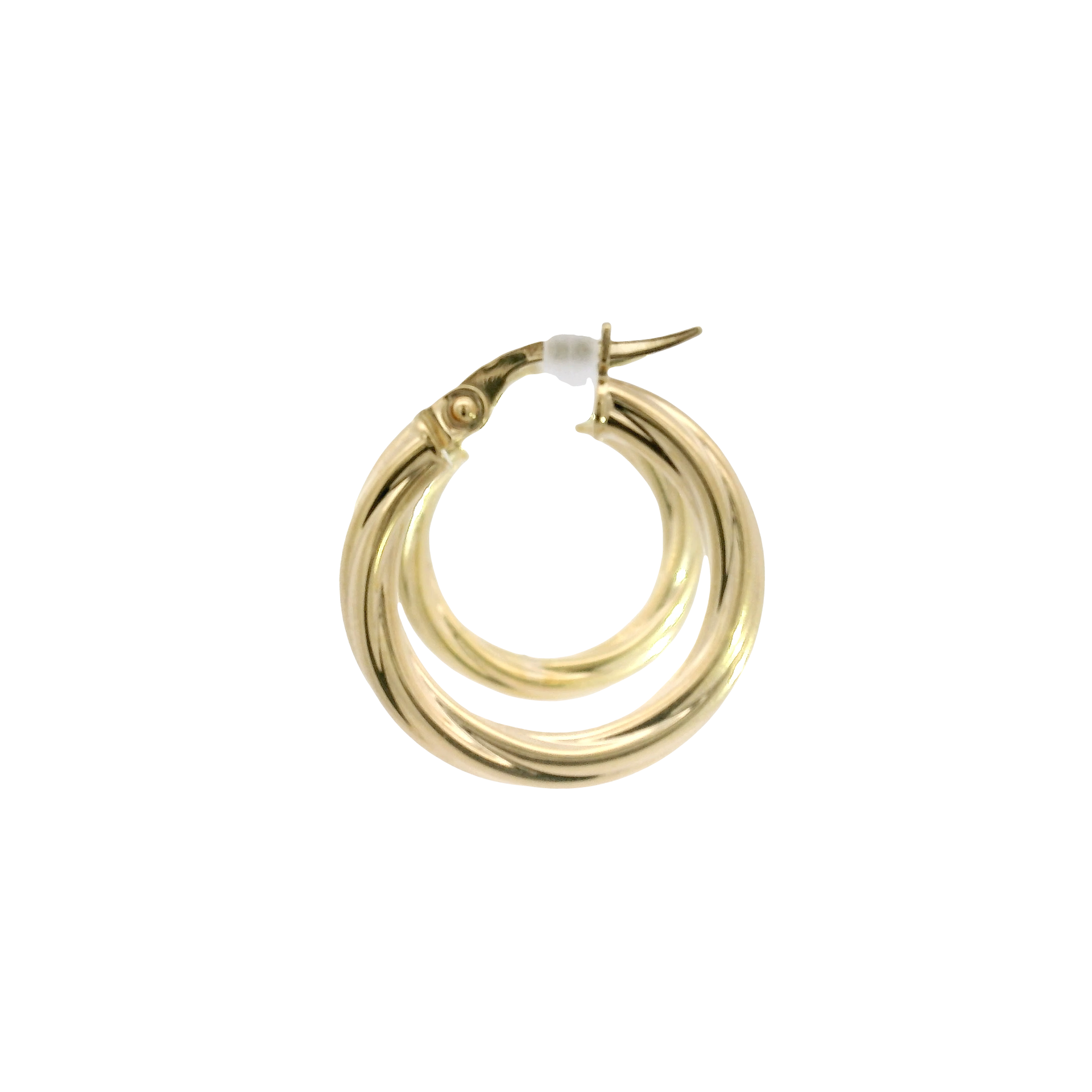 14K Yellow Gold Hoop Earrings