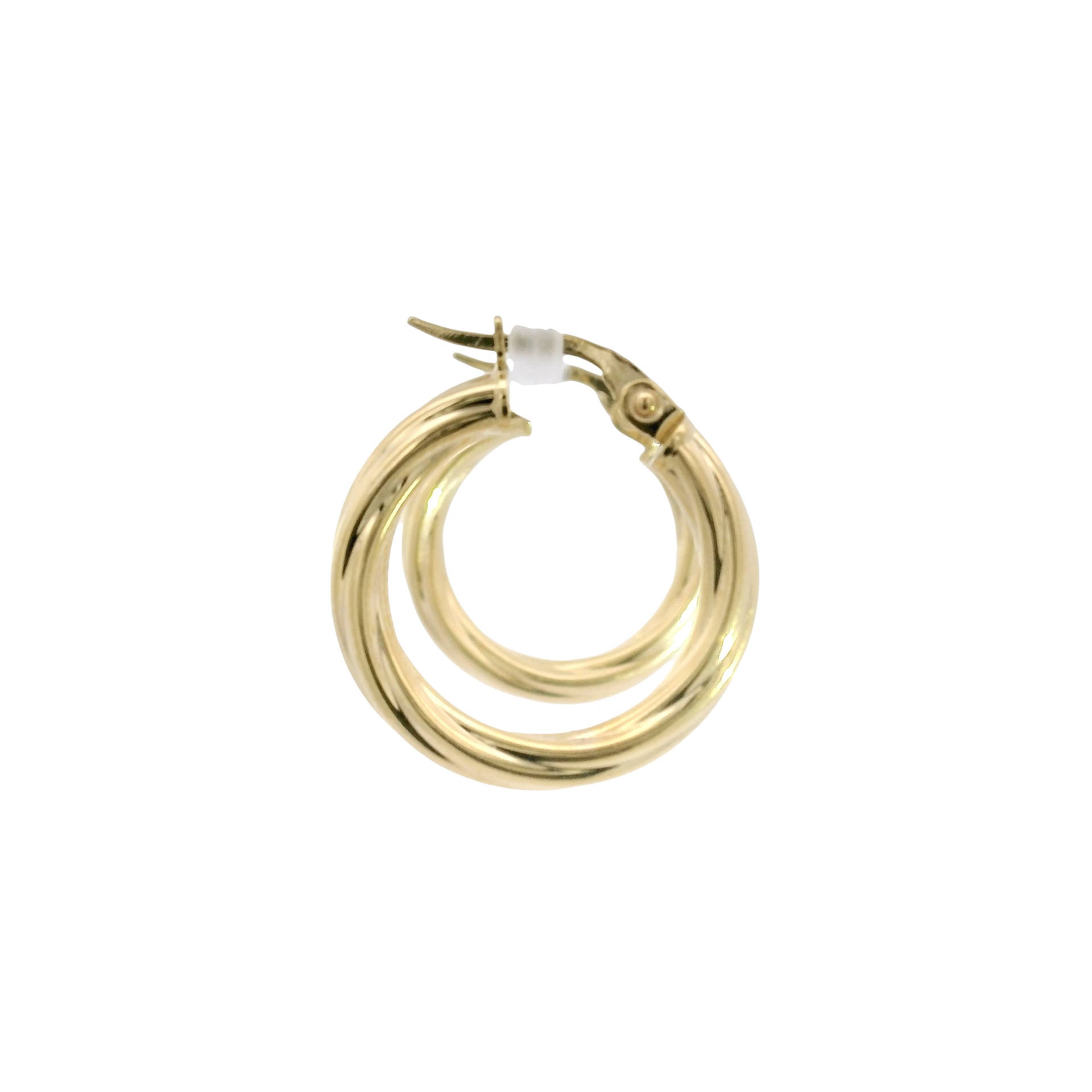 14K Yellow Gold Hoop Earrings