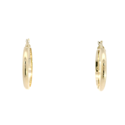14K Yellow Gold Hoop Earrings