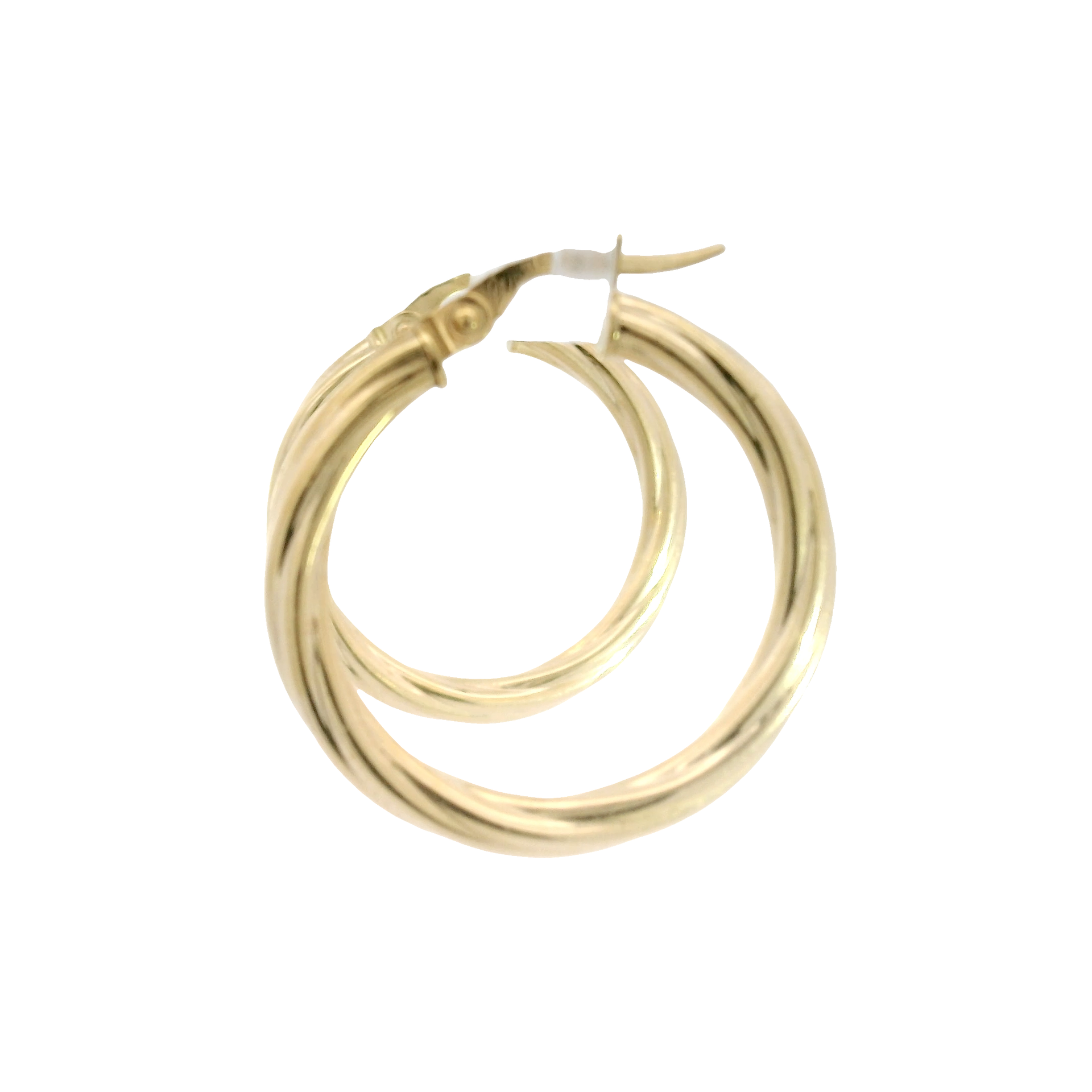 14K Yellow Gold Hoop Earrings
