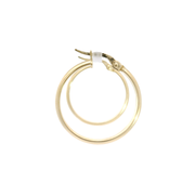 14K Yellow Gold Hoop Earrings