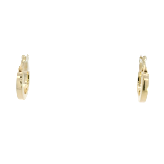 14K Yellow Gold Hoop Earrings