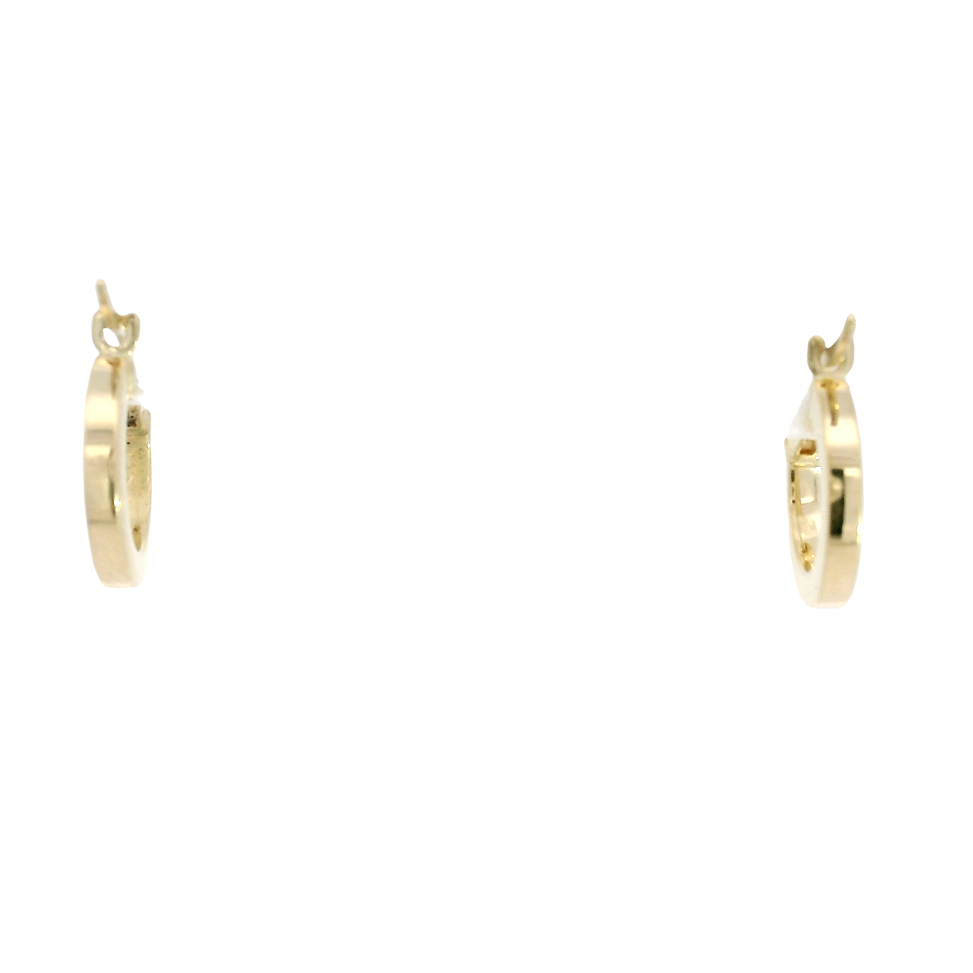 14K Yellow Gold Hoop Earrings